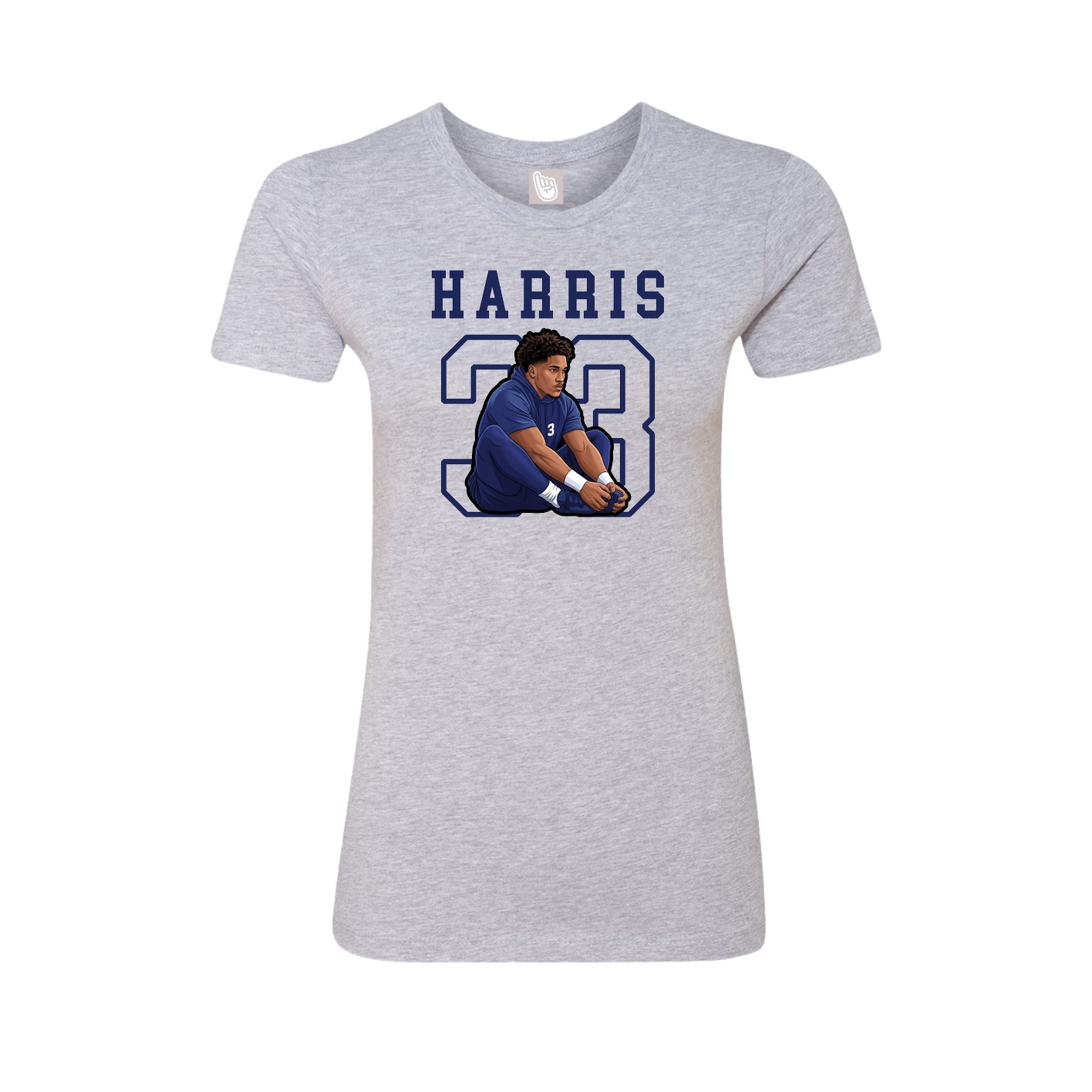 Fitted Women's Tee — Shirsey in Grey