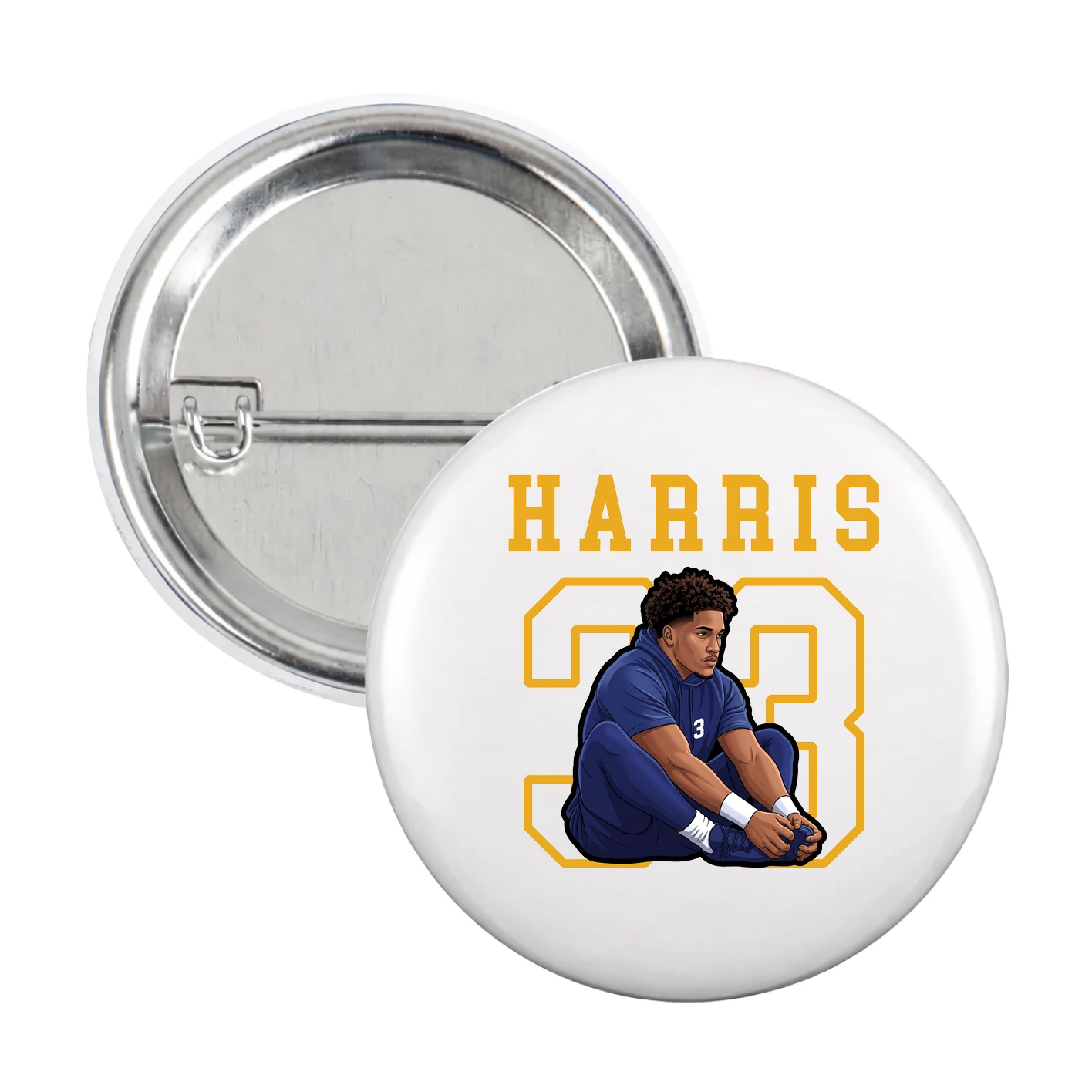Game Day Button — Shirsey in White