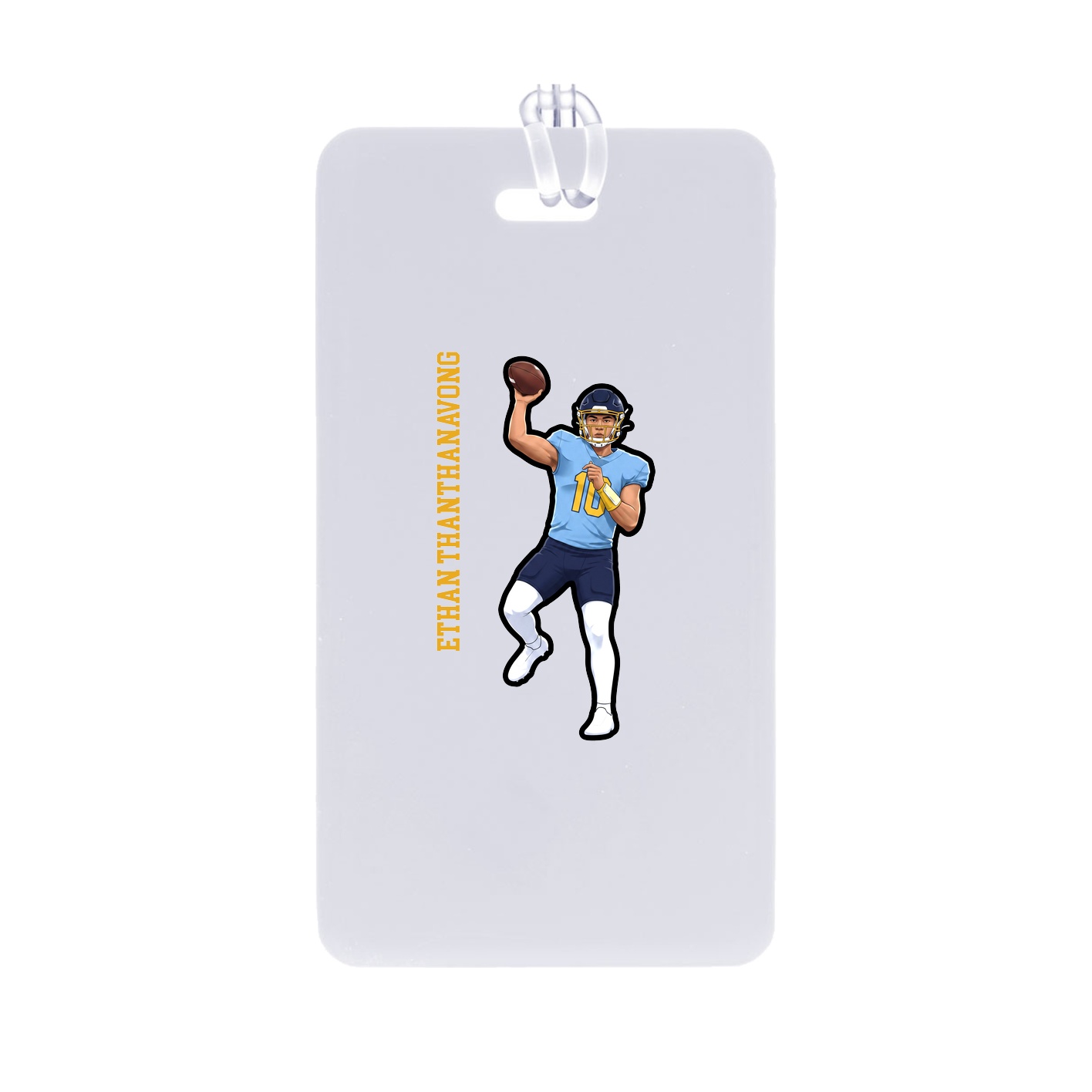 Bag Tag — Name Vertical in Classic