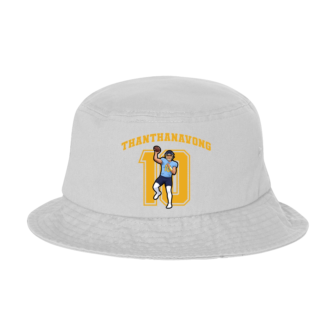 Bucket Cap — Number in White