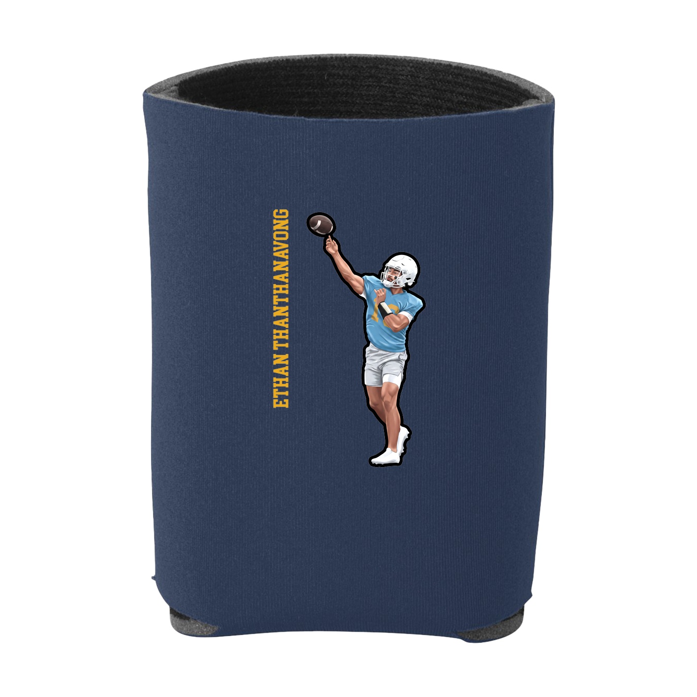 Can Holder — Name Vertical in Navy