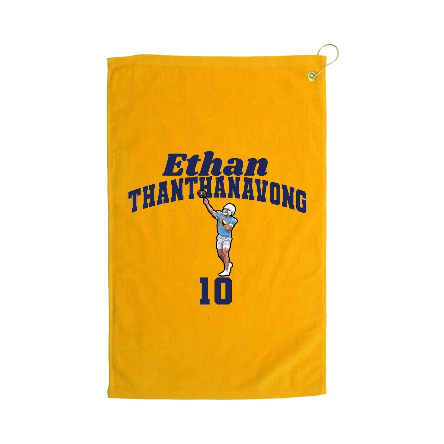 Golf Towel — Signature Arch in Gold
