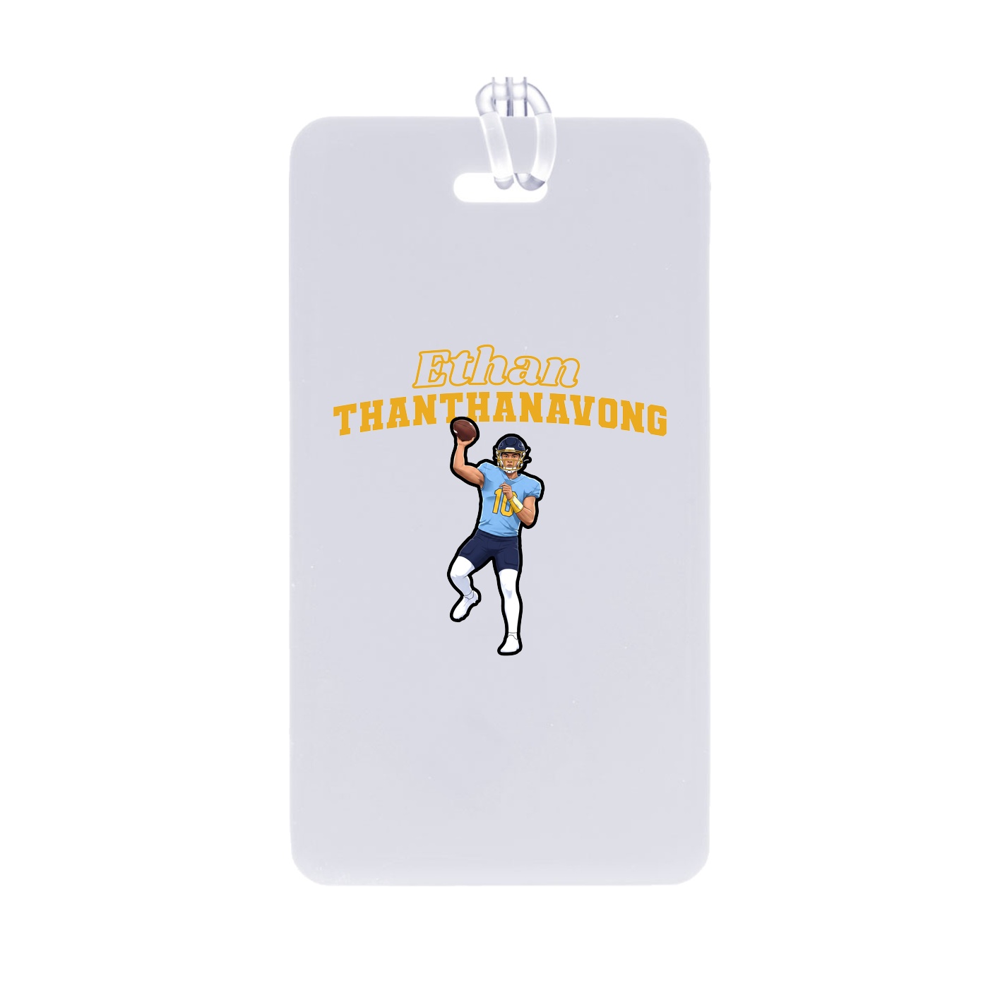 Bag Tag — Name Arch in Classic