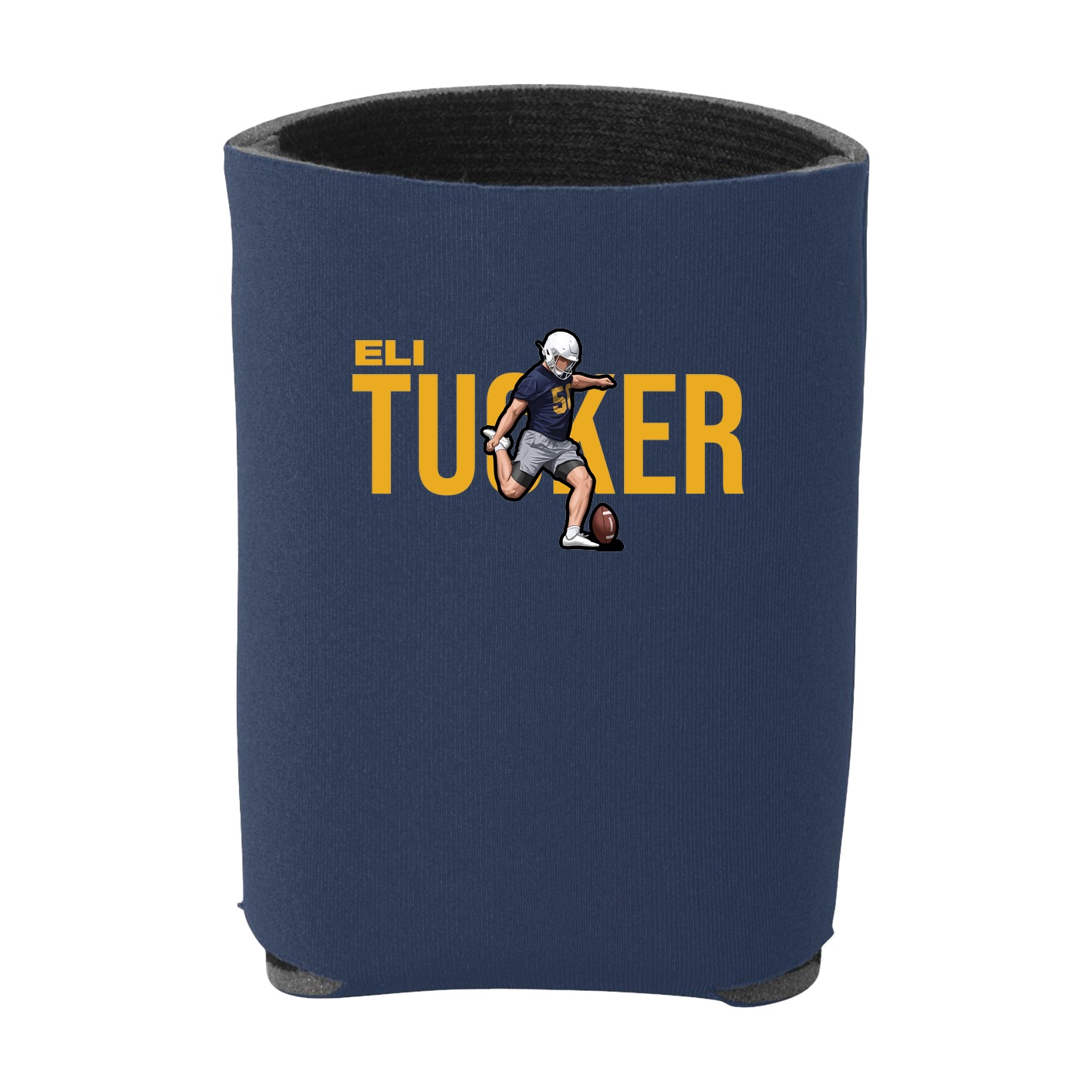 Can Holder — Player Name in Navy