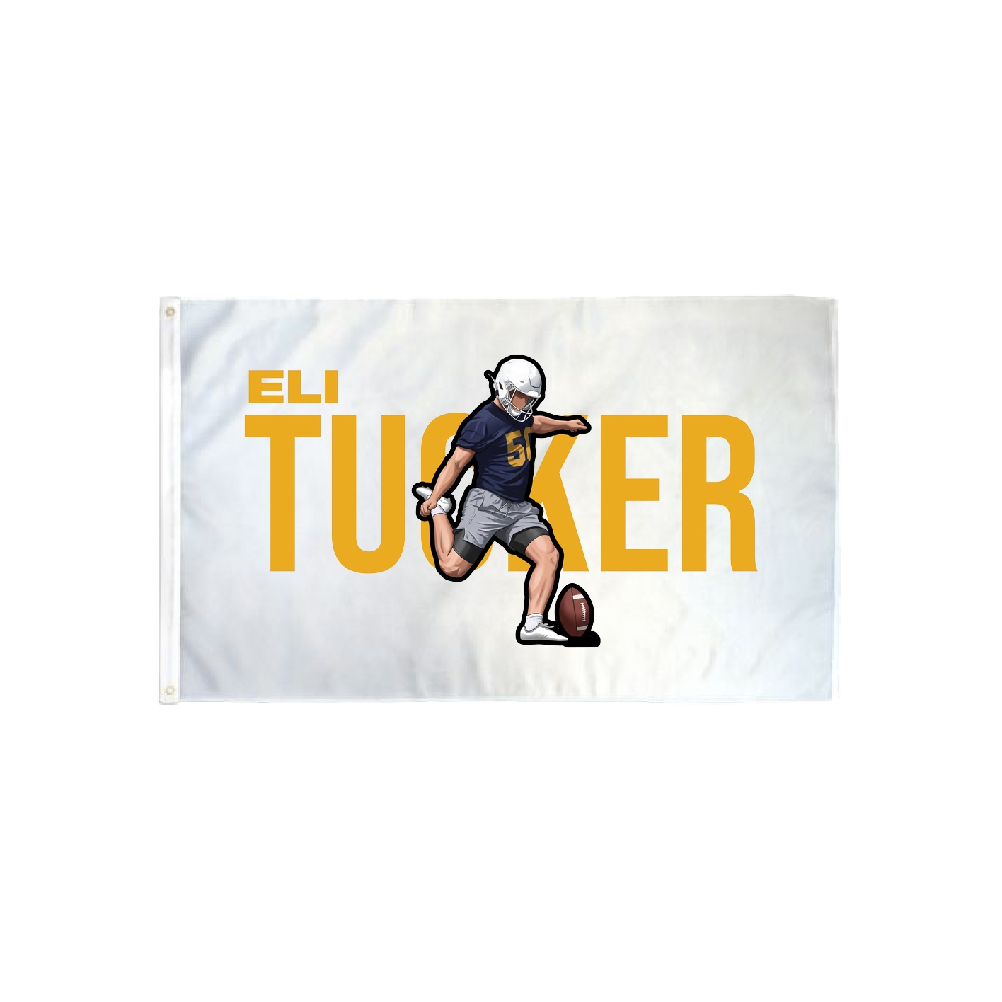 3x5 Flag — Player Name in Classic