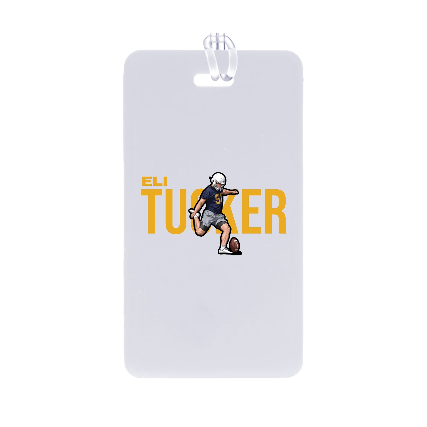 Bag Tag — Player Name in Classic