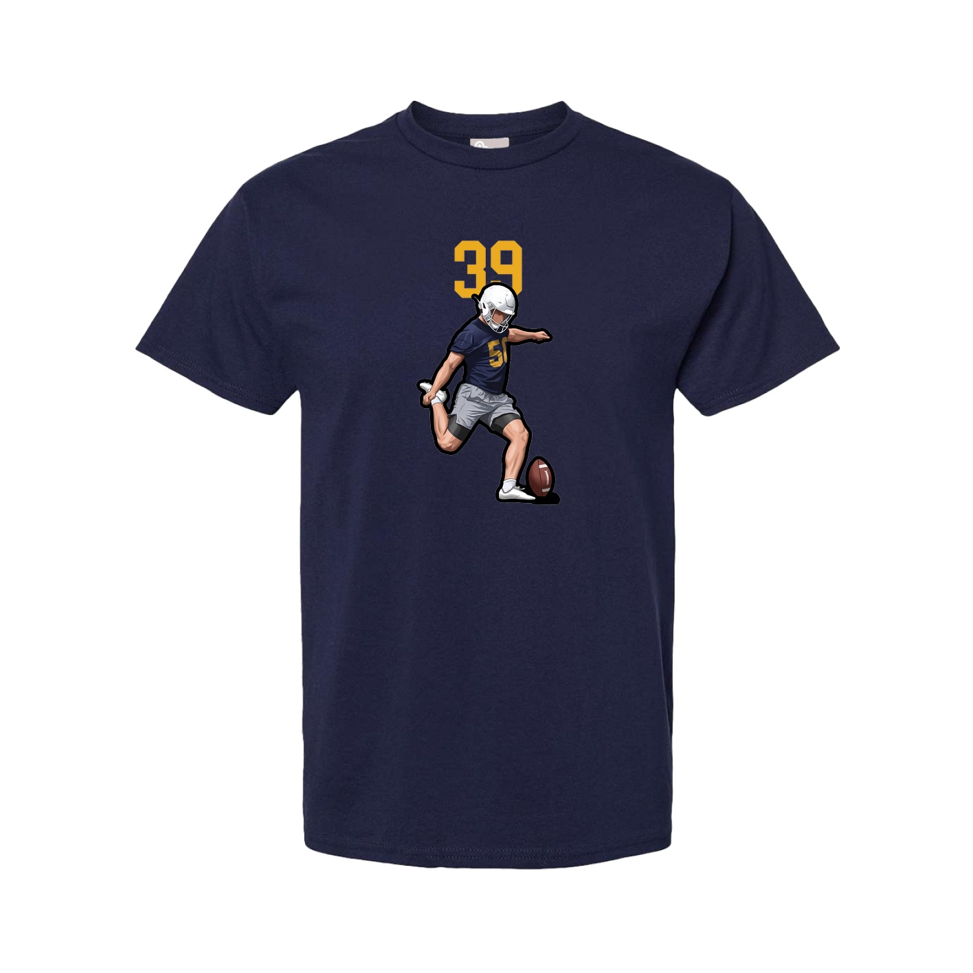 Tee — Number Top in Navy
