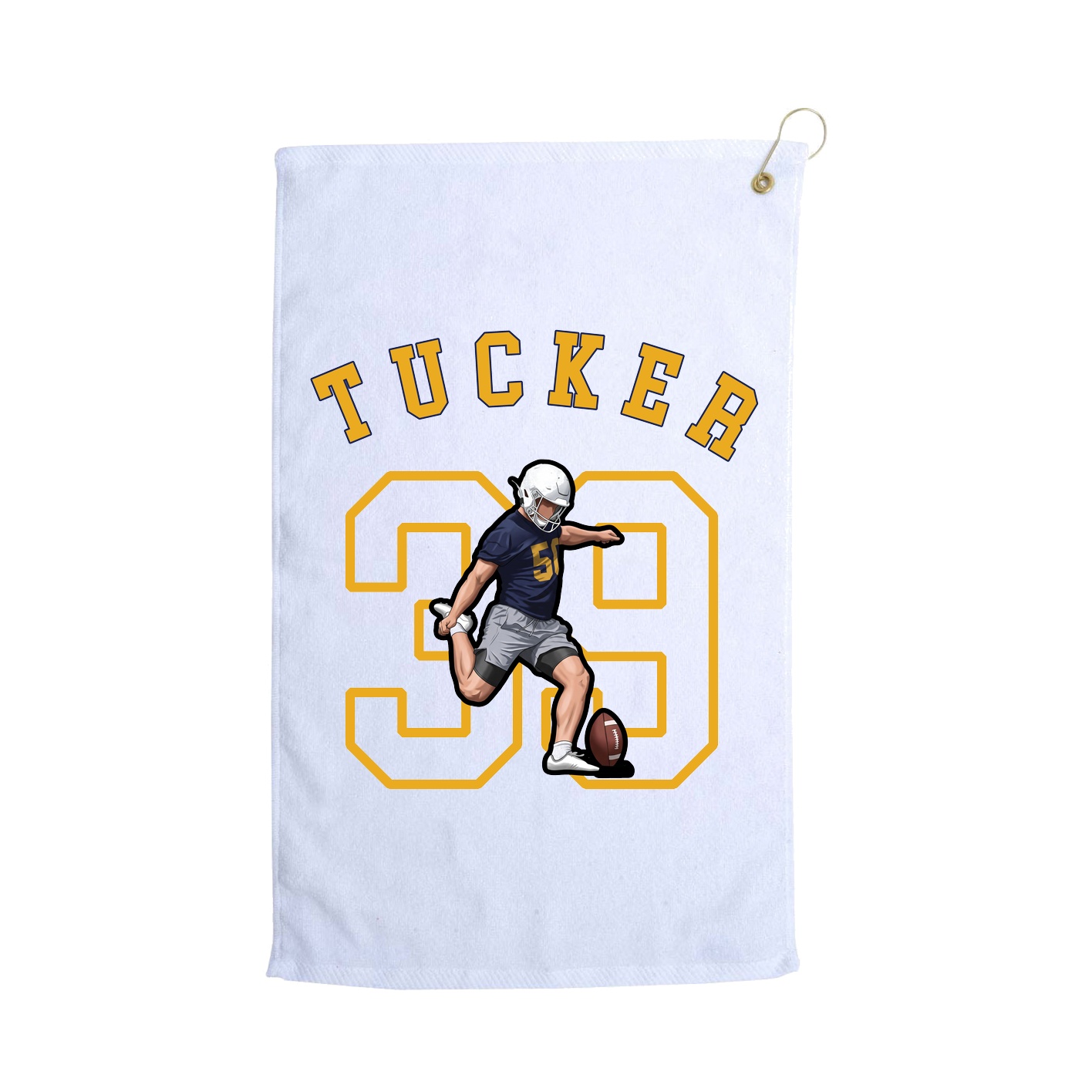 Golf Towel — Shirsey Arch in White