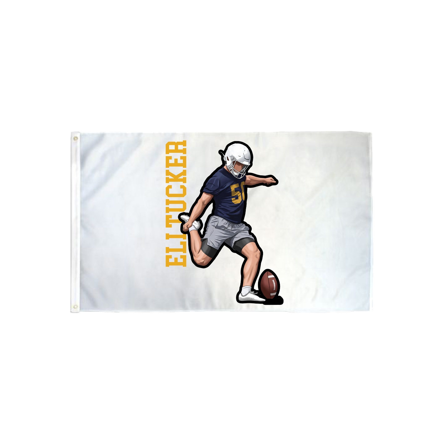 3x5 Flag — Name Vertical in Classic