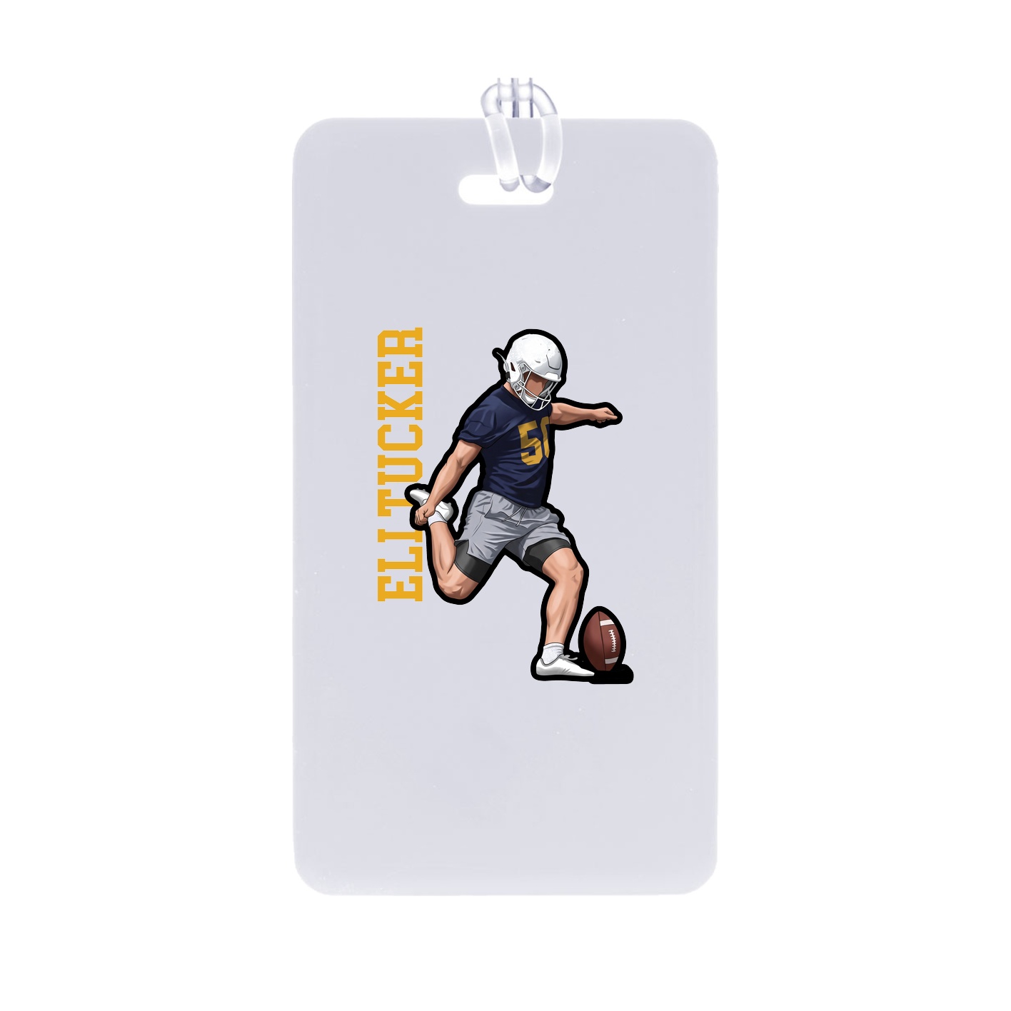 Bag Tag — Name Vertical in Classic