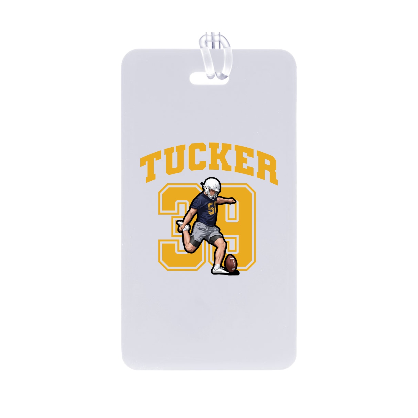 Bag Tag — Number in Classic
