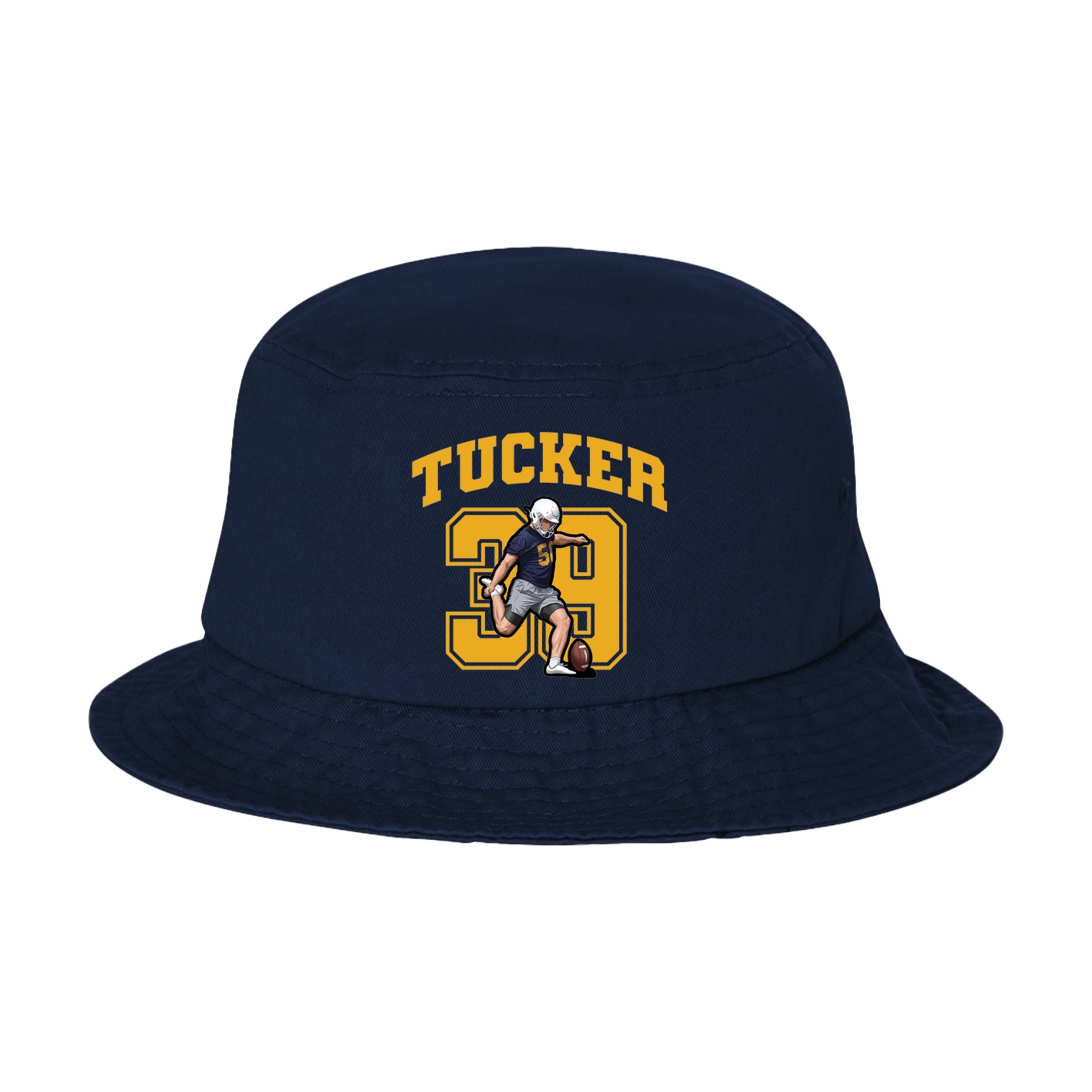 Bucket Cap — Number in Navy