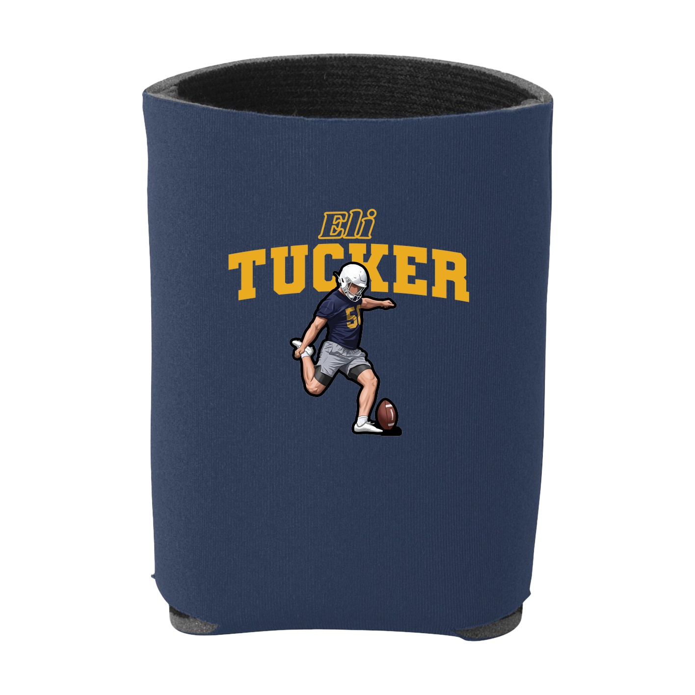 Can Holder — Name Arch in Navy