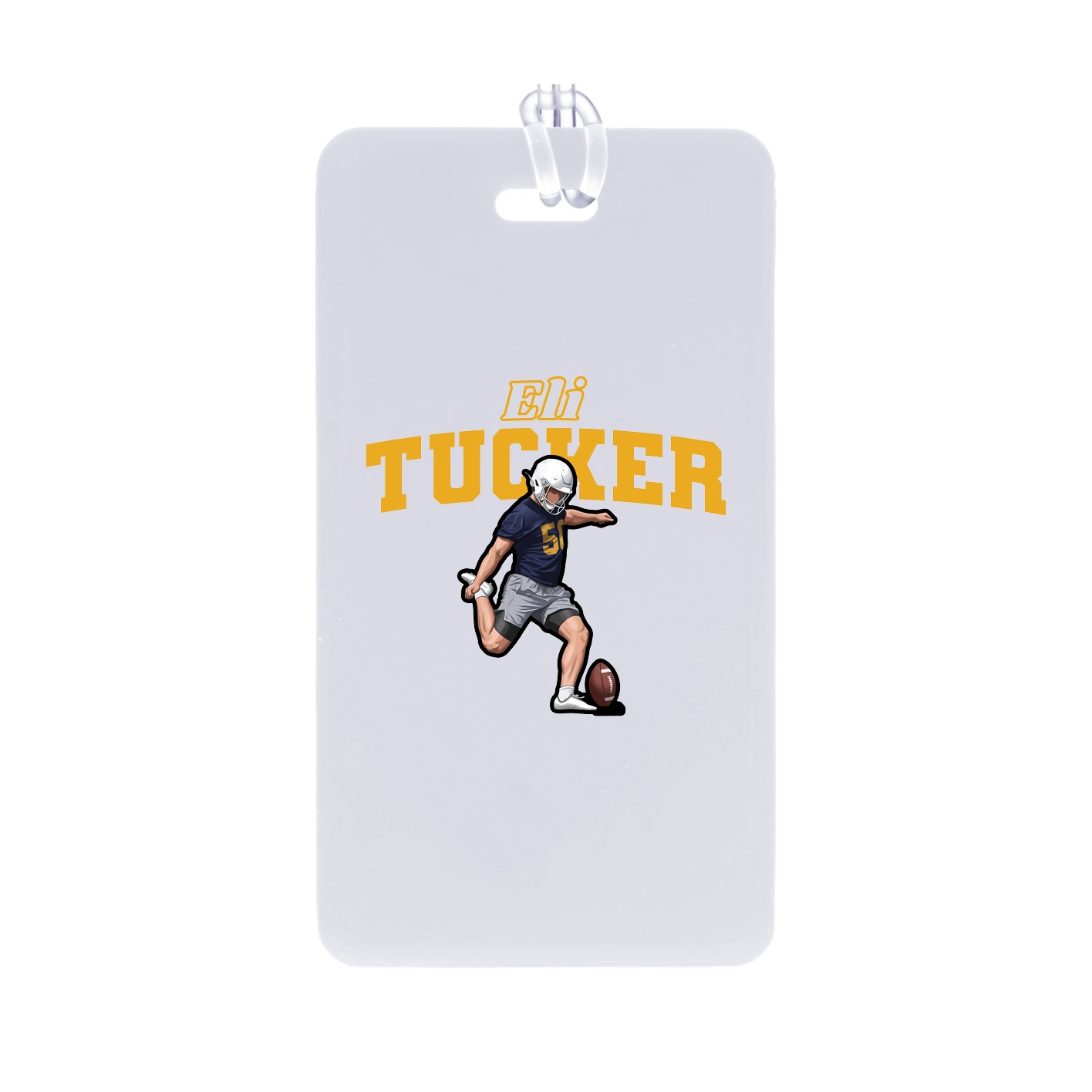 Bag Tag — Name Arch in Classic