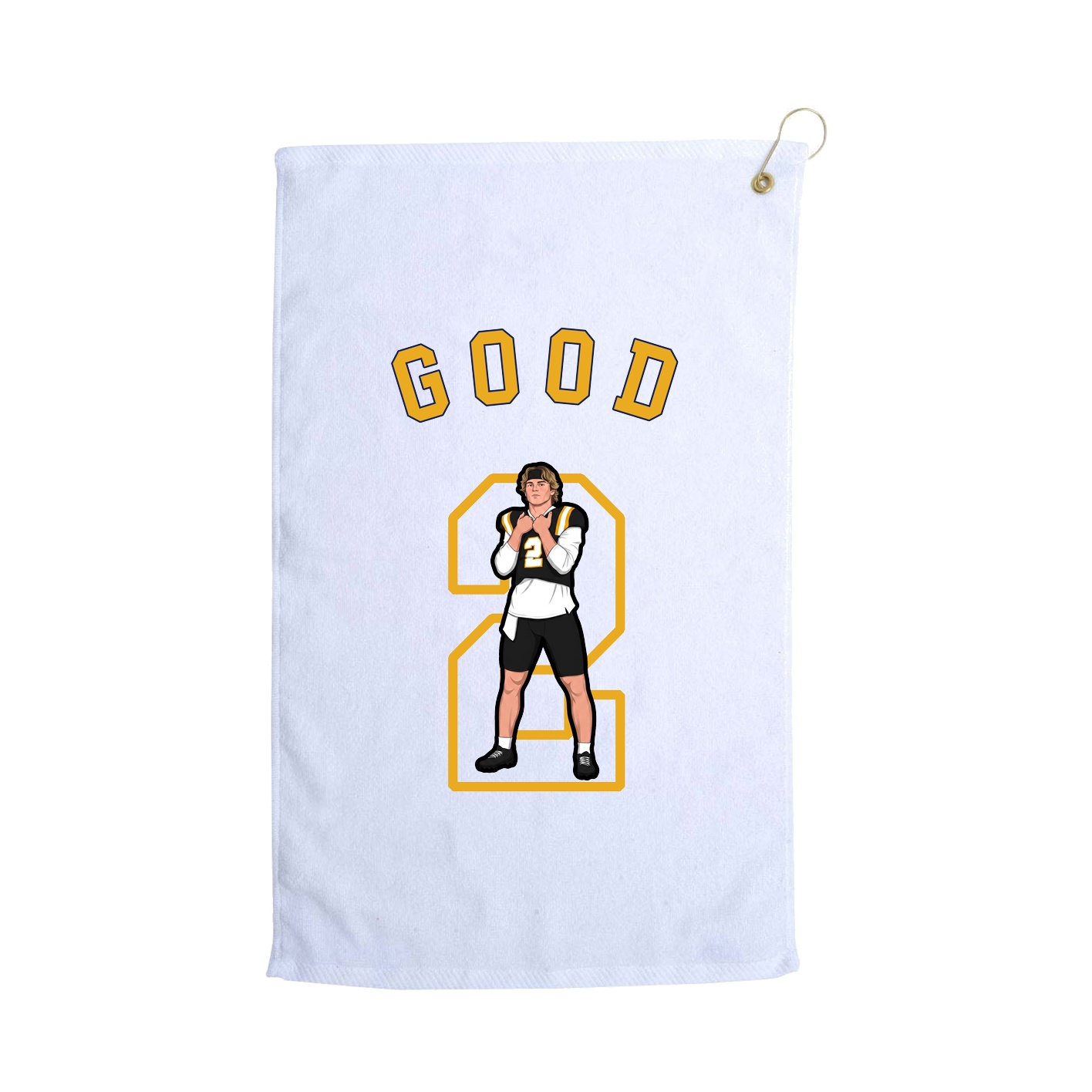 Golf Towel — Shirsey Arch in White