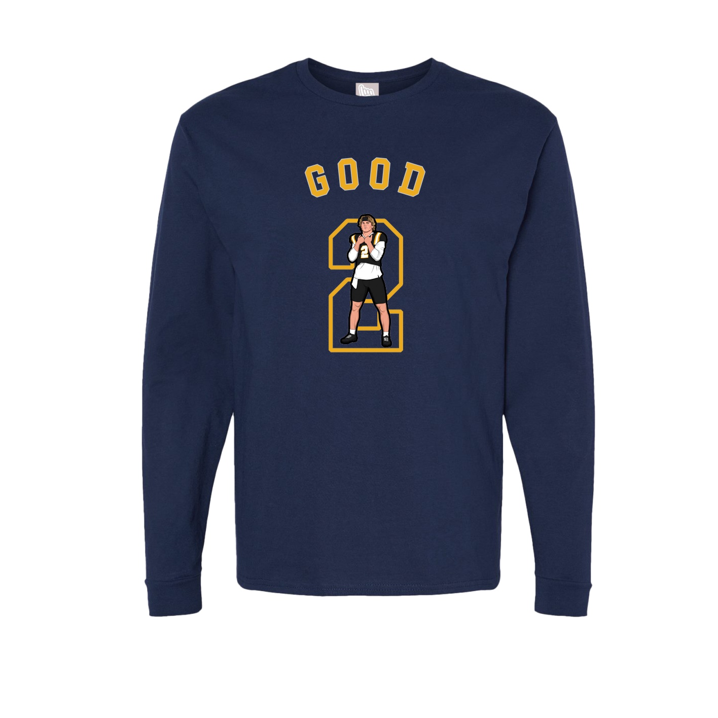 Long Sleeve Tee — Shirsey Arch in Navy