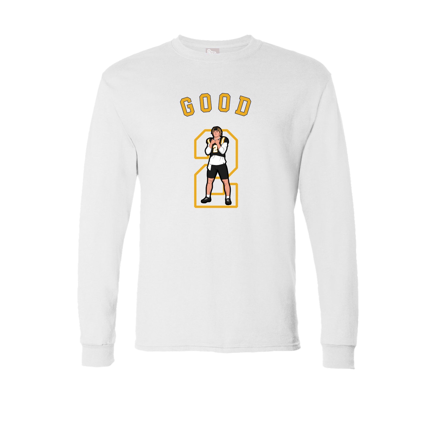 Long Sleeve Tee — Shirsey Arch in White