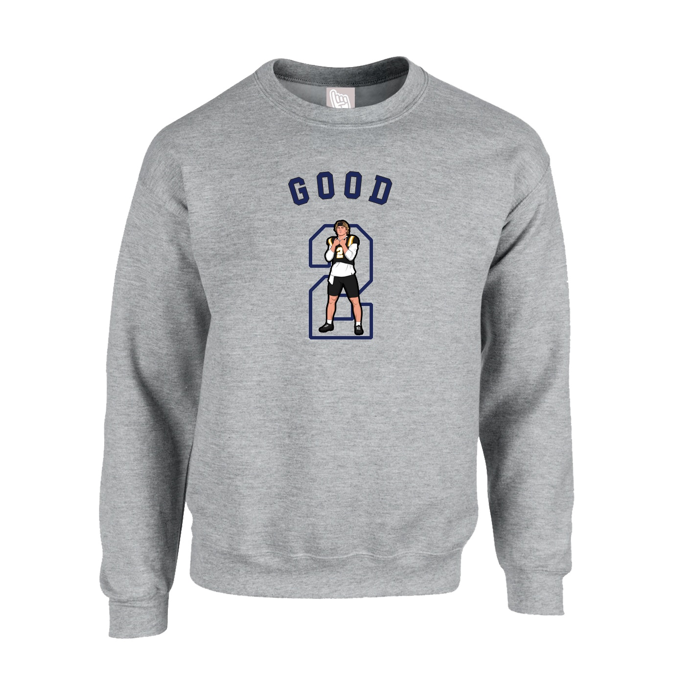 Fleece Crew — Shirsey Arch in Grey