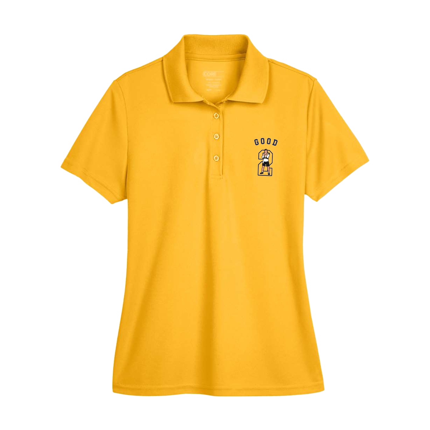 Womens Performance Polo — Shirsey Arch in Gold