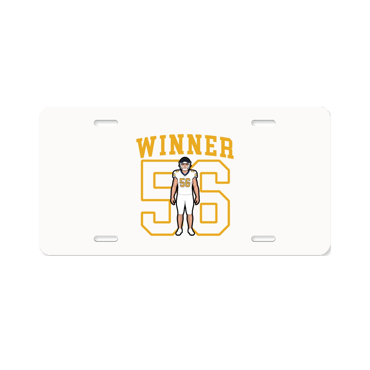 Aluminum License Plate