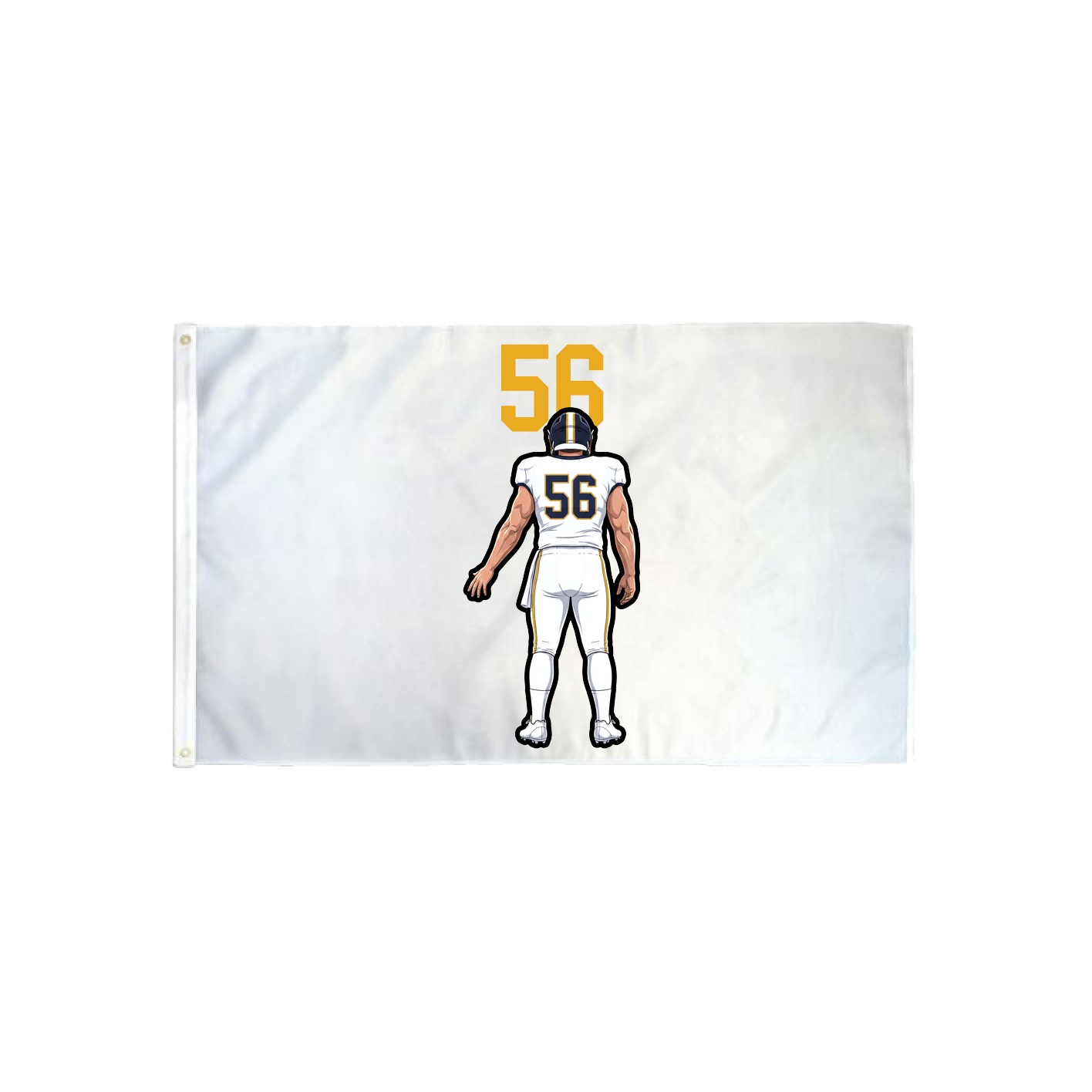 3x5 Flag — Number Top in Classic