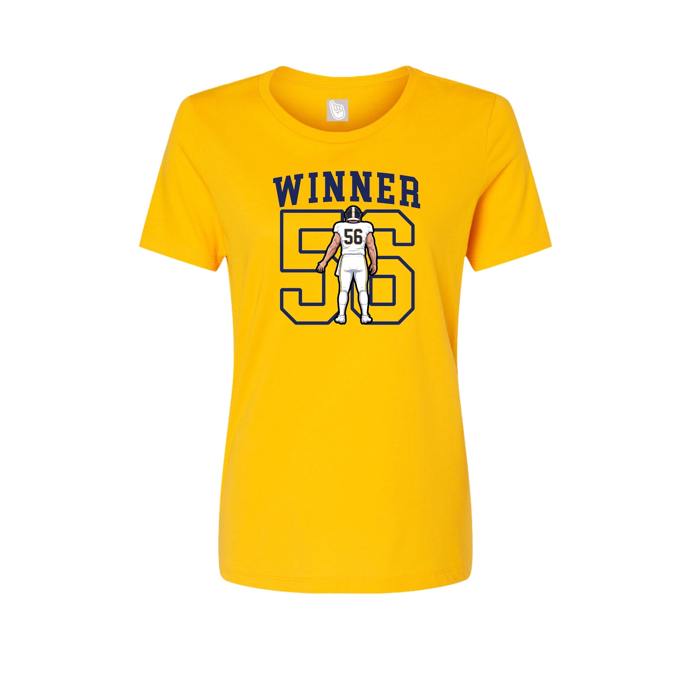 Fitted Women's Tee — Shirsey in Gold