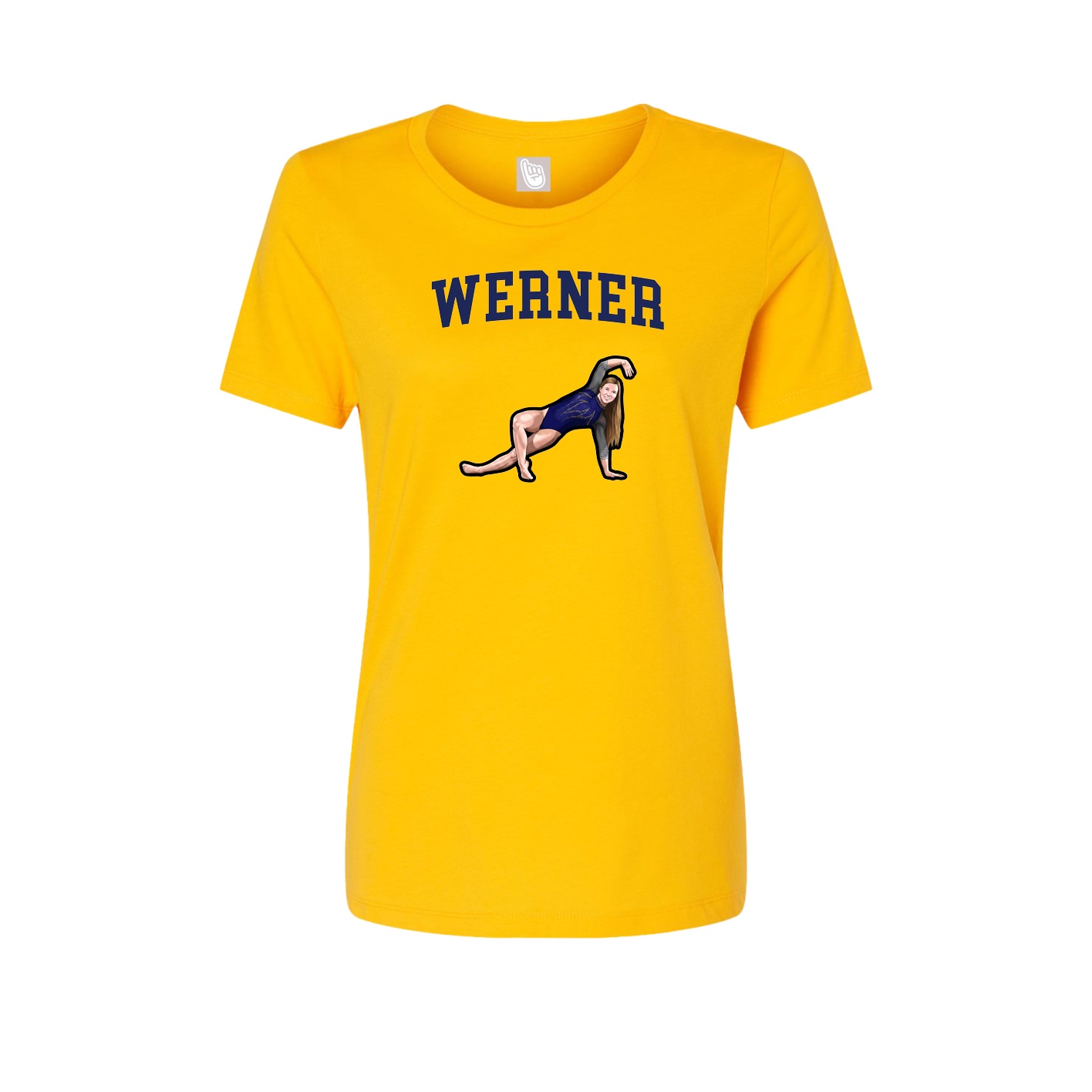 Fitted Women's Tee — Shirsey in Gold