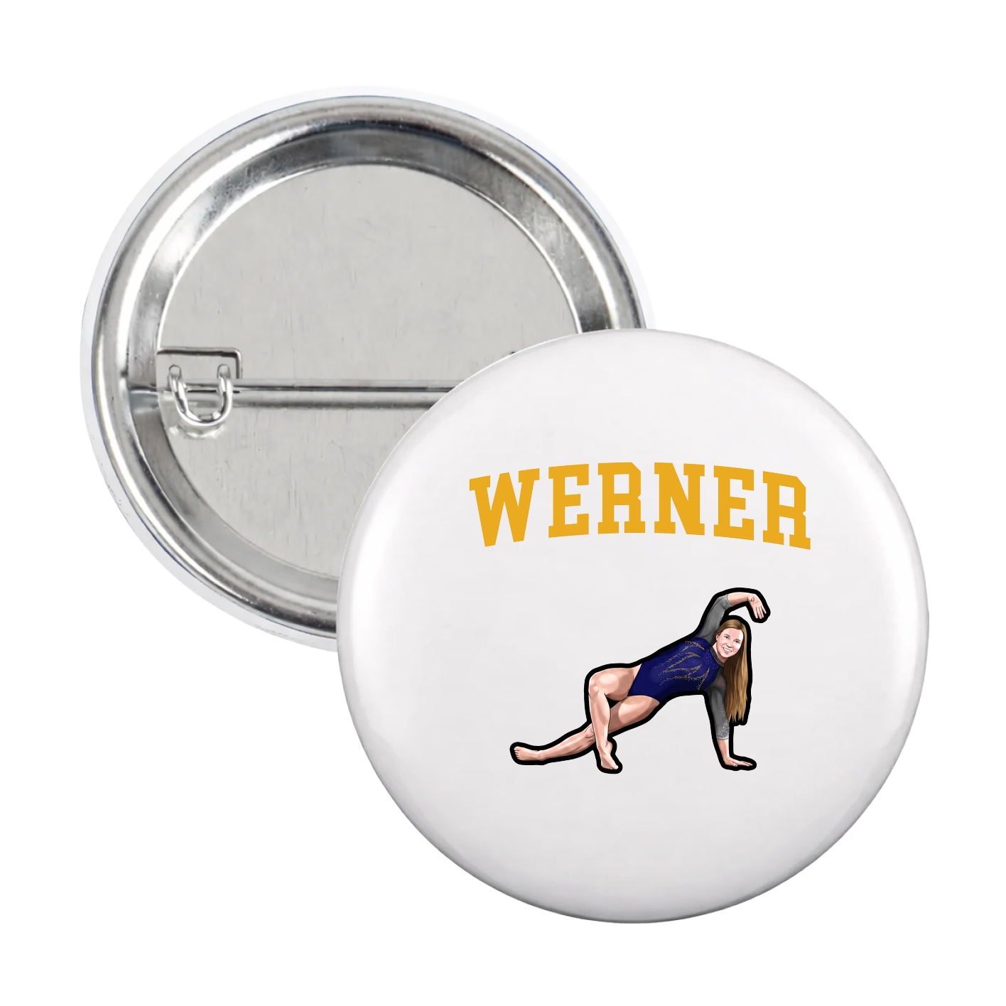 Game Day Button — Shirsey in White
