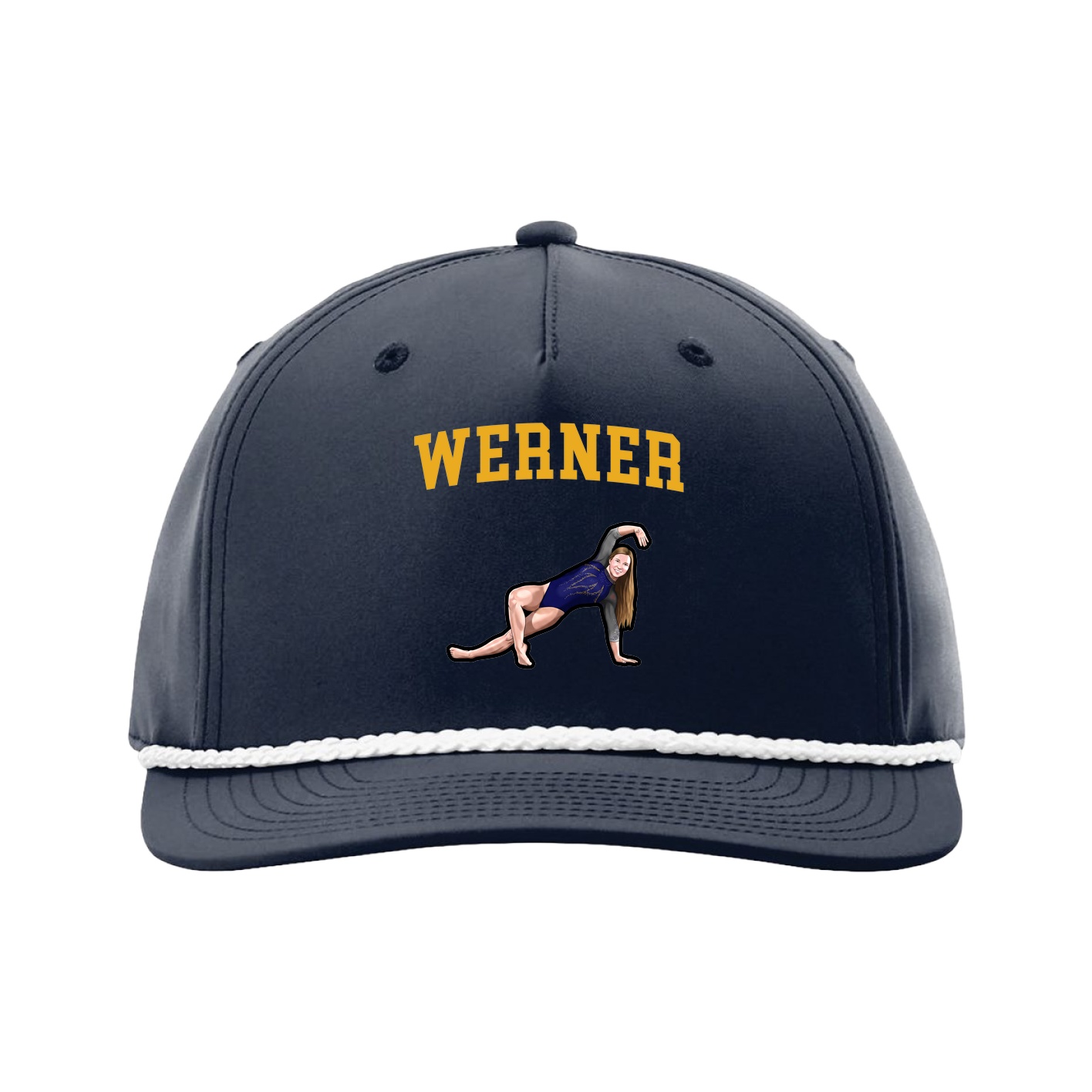 Five-Panel Classic Rope Cap — Shirsey in Navy