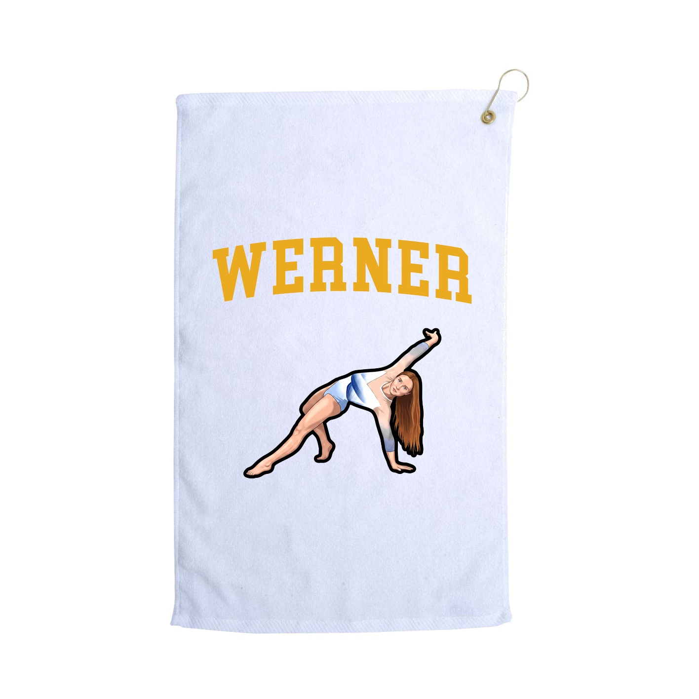 Golf Towel — Shirsey in White