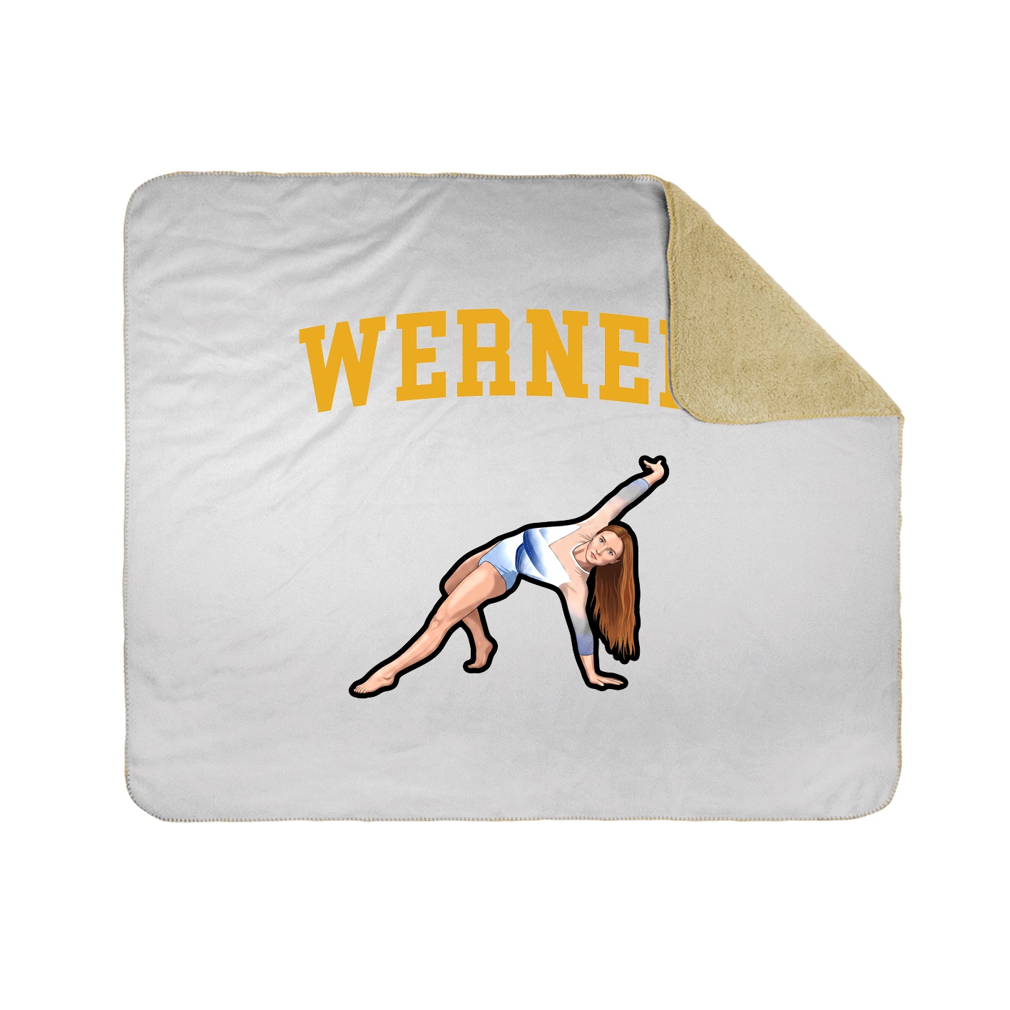 Throw Blanket — Shirsey in White
