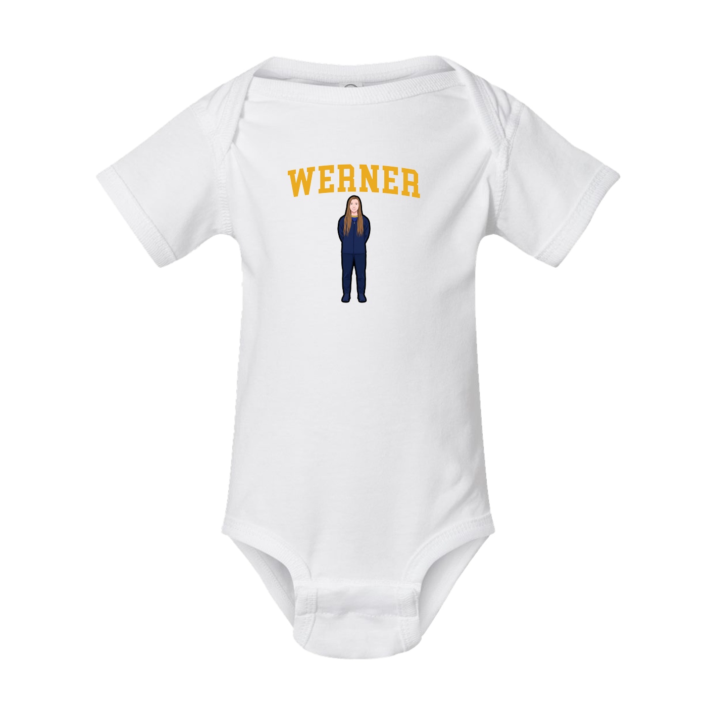 Baby Onesie — Shirsey in White