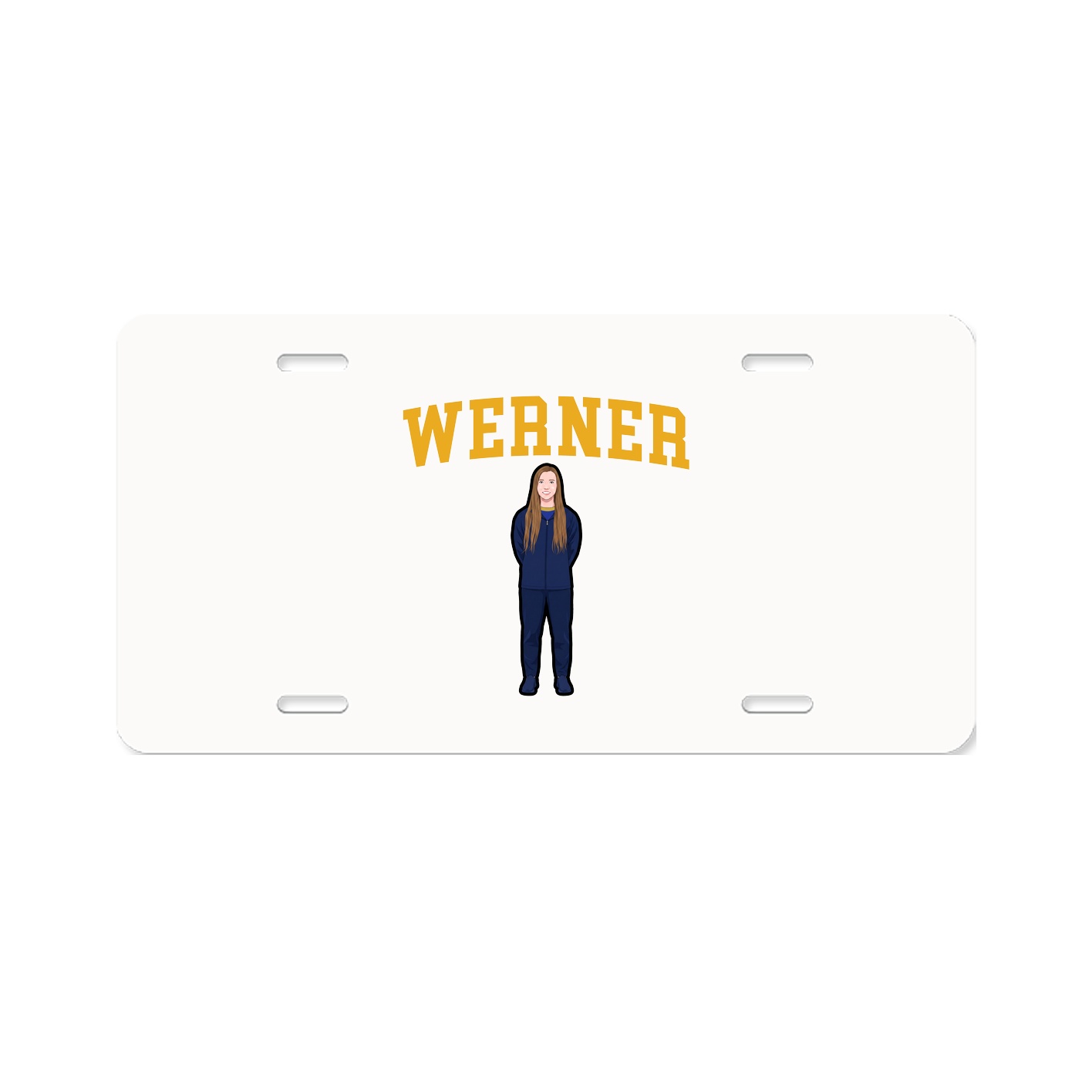 License Plate — Shirsey in Classic