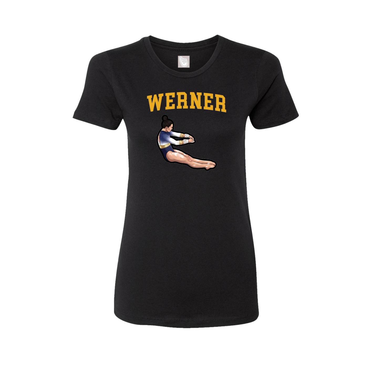 Fitted Women's Tee — Shirsey in Black