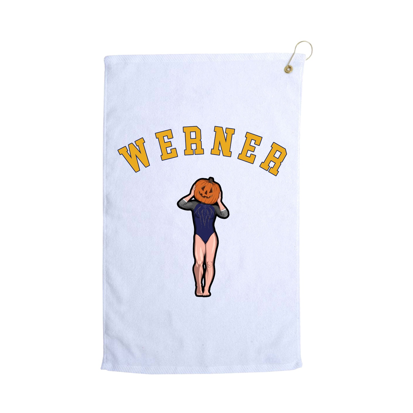 Golf Towel — Shirsey Arch in White