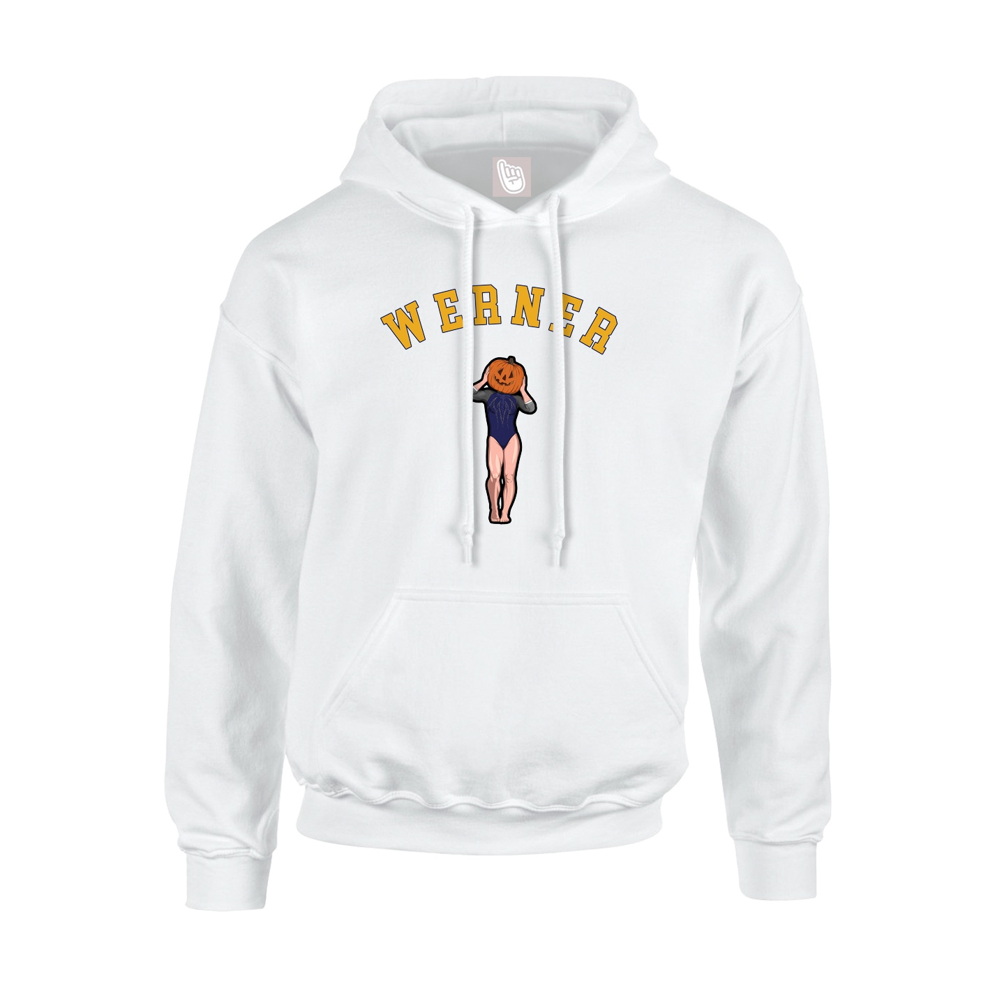 Youth Hoodie — Shirsey Arch in White
