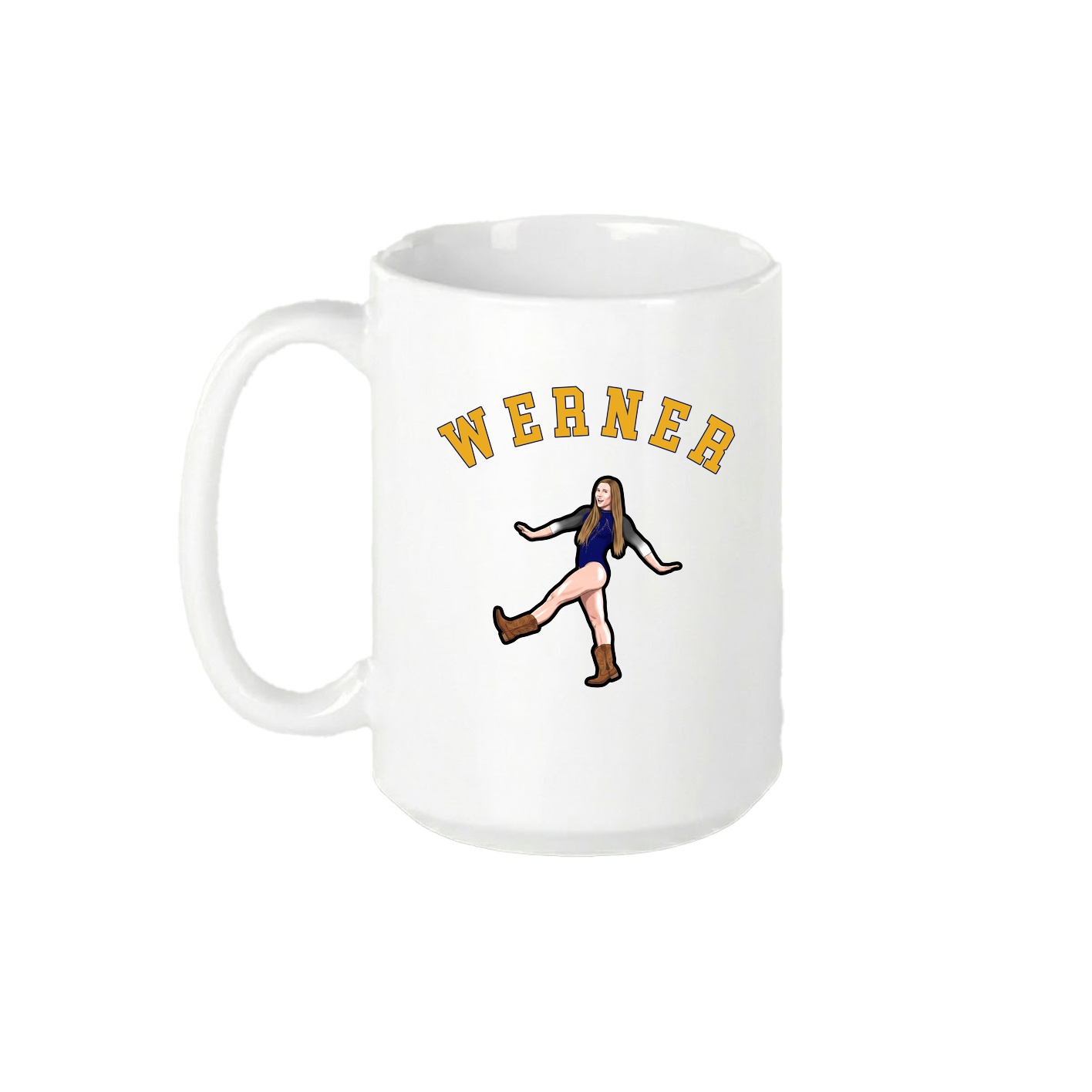 15oz Coffee Mug — Shirsey Arch in White