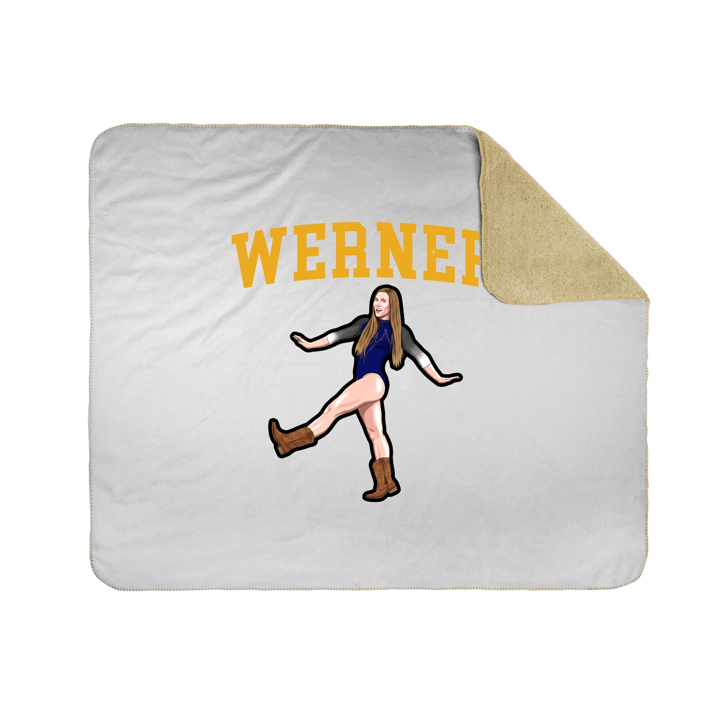 Throw Blanket — Shirsey in White