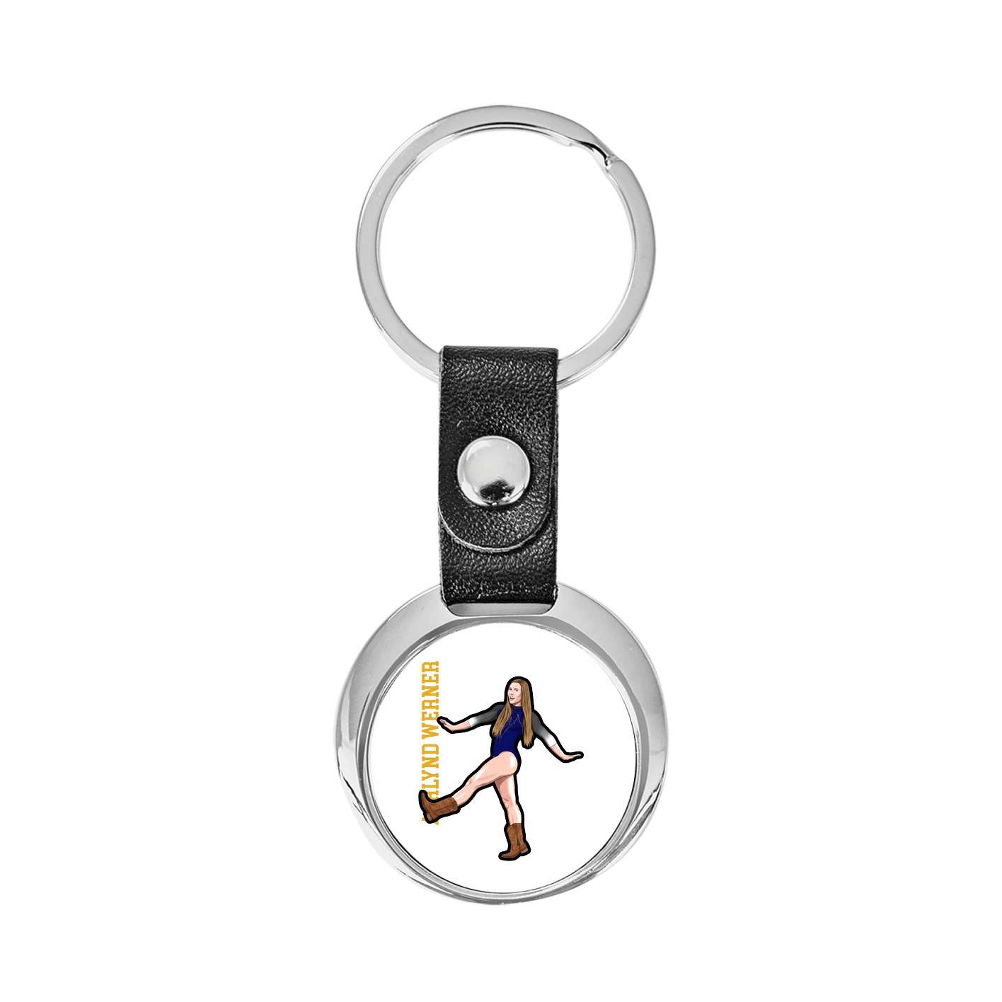 Key Chain — Name Vertical in Classic