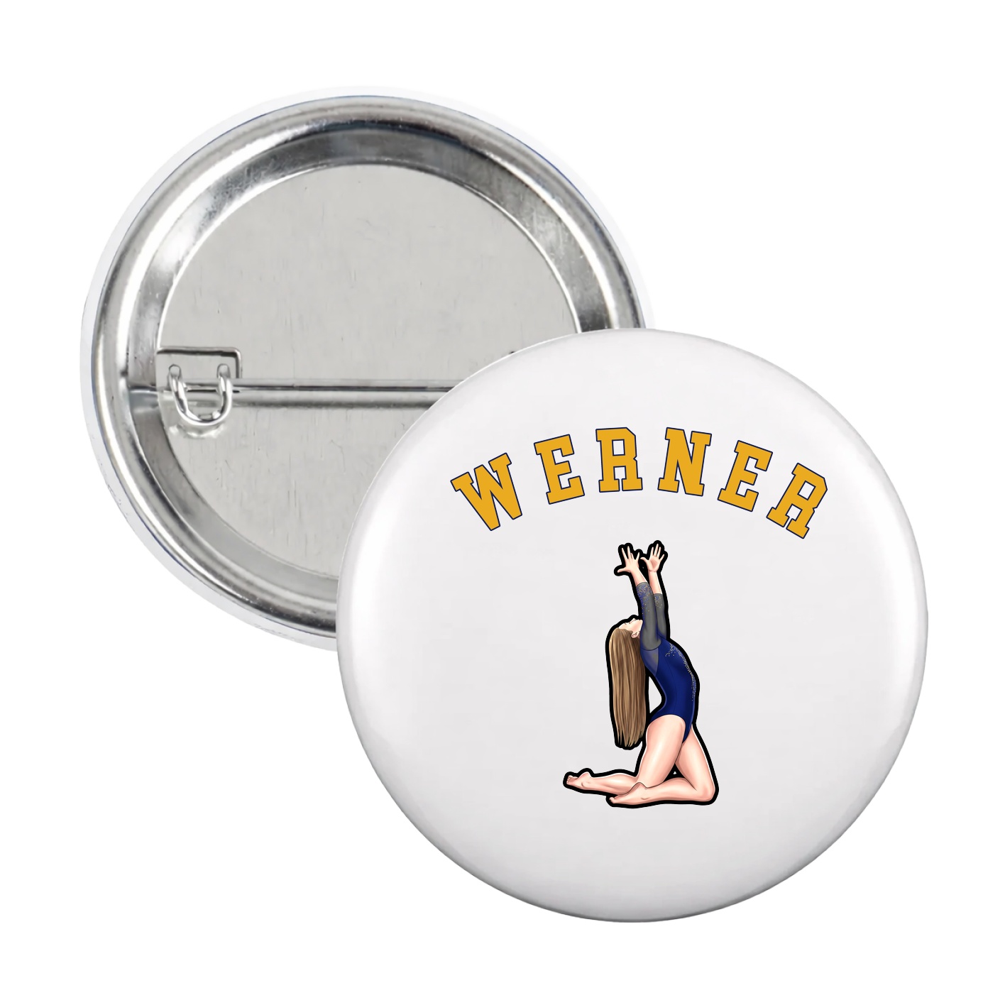 Game Day Button — Shirsey Arch in White