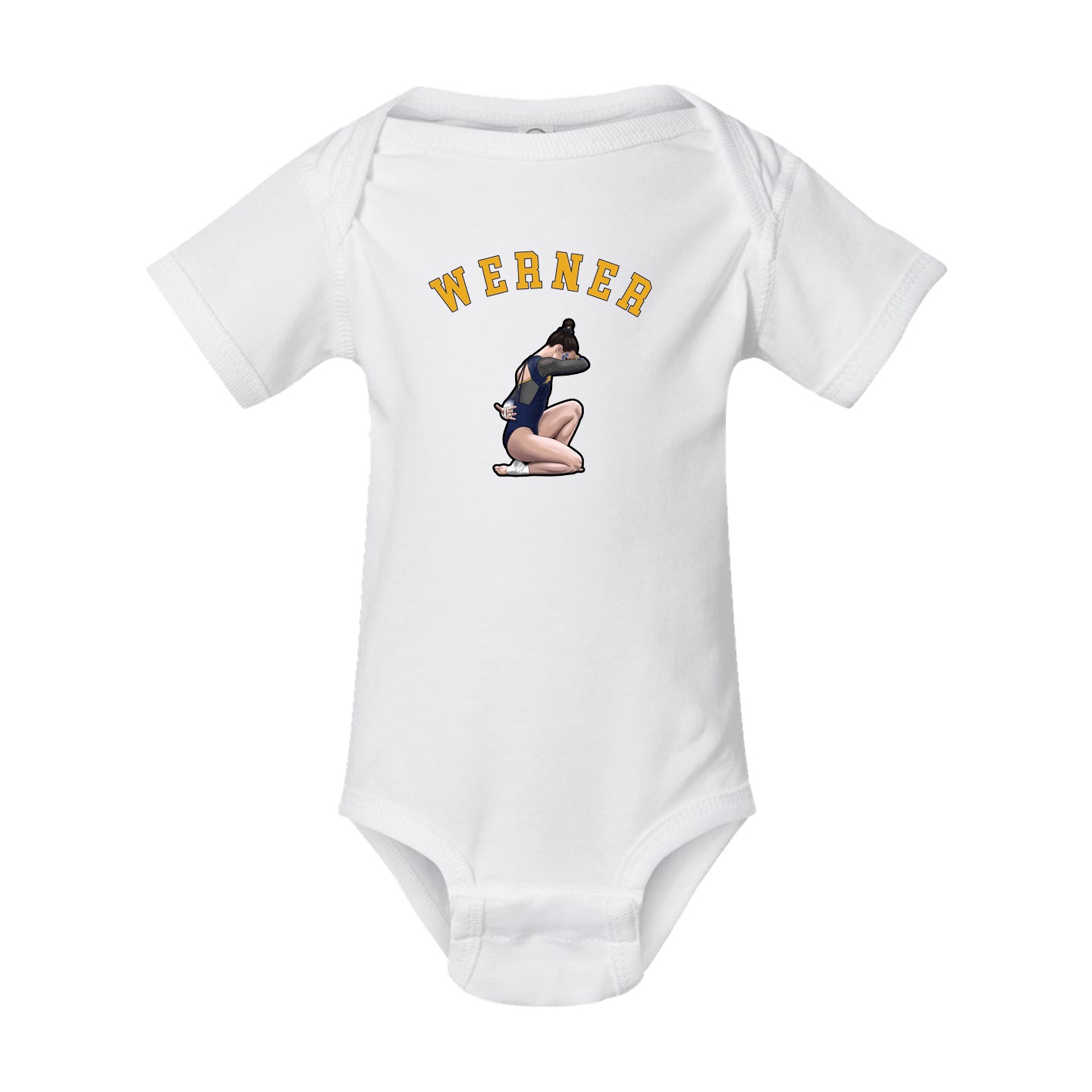 Baby Onesie — Shirsey Arch in White