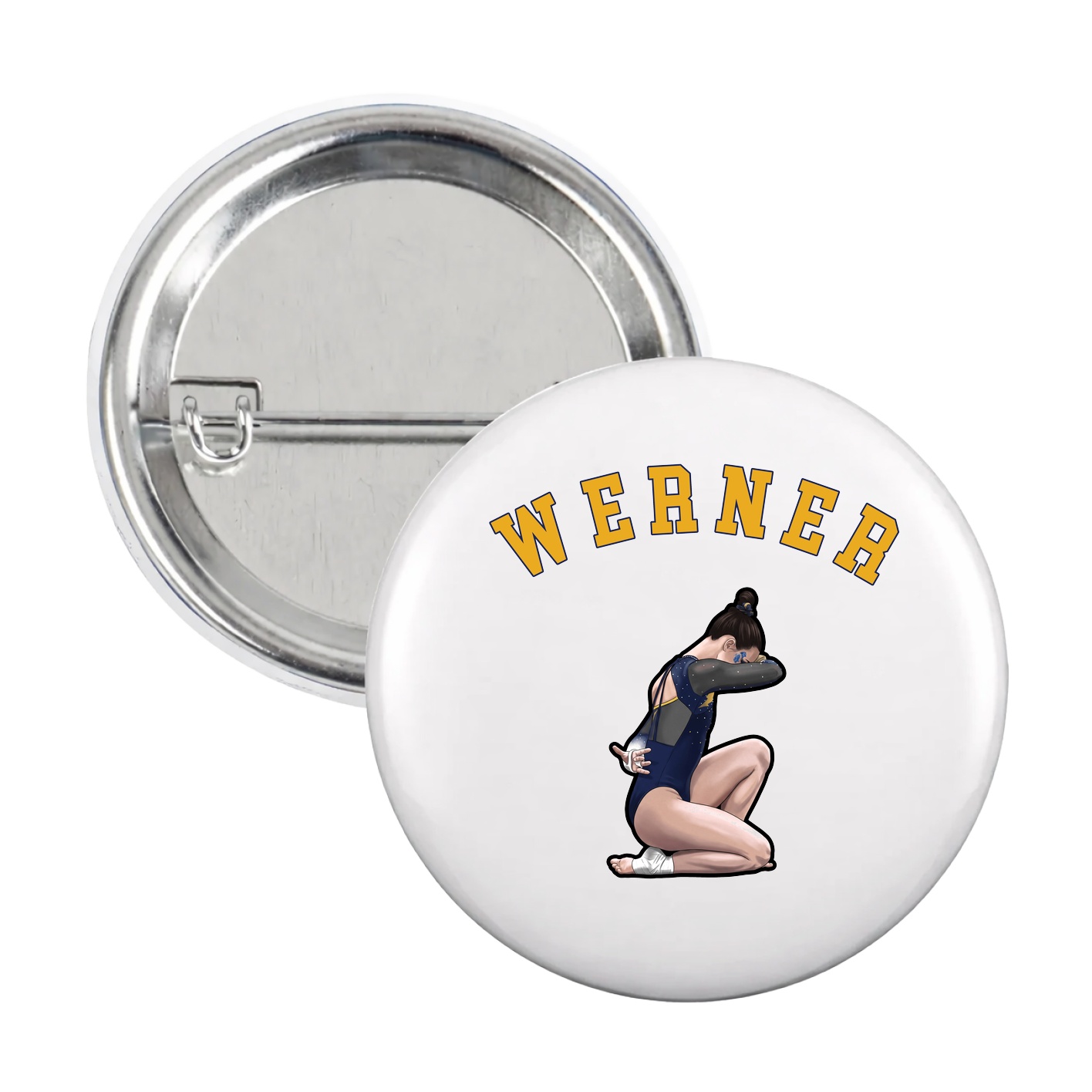 Game Day Button — Shirsey Arch in White