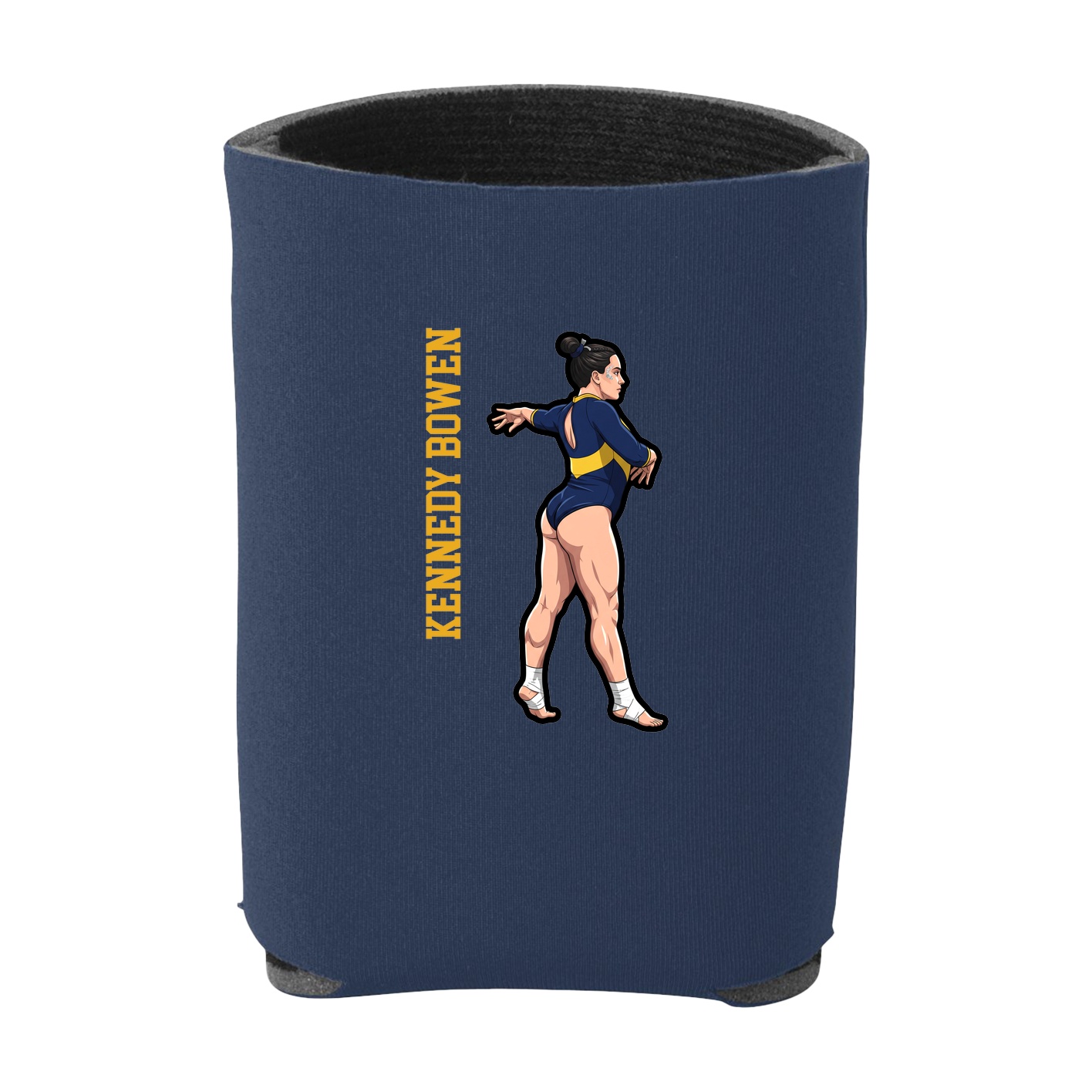 Can Holder — Name Vertical in Navy