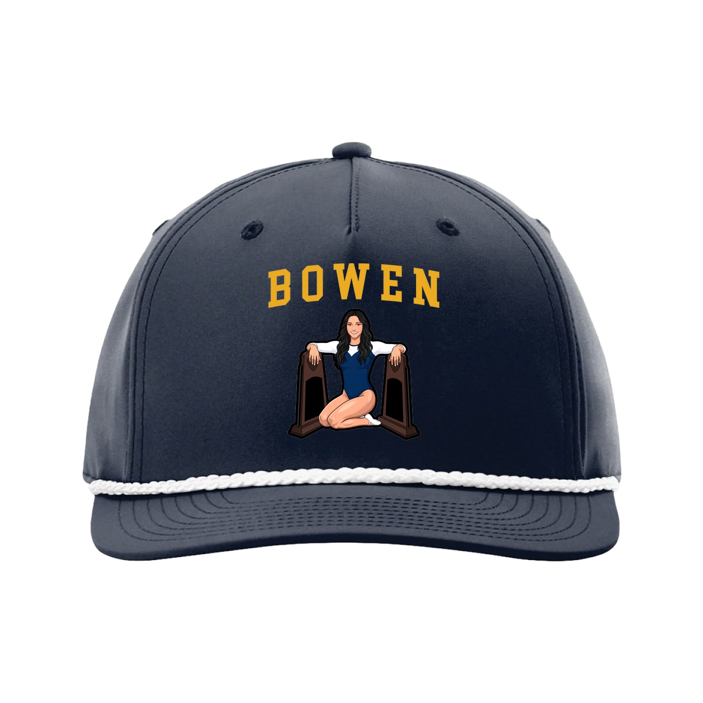 Five-Panel Classic Rope Cap — Shirsey in Navy