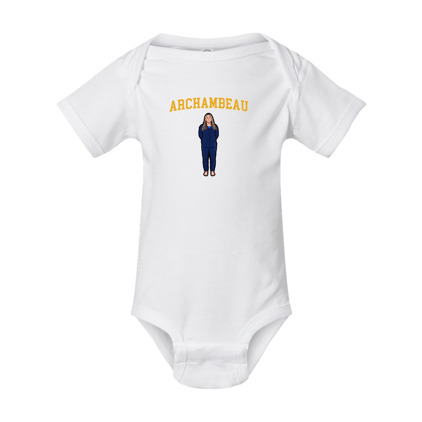 Baby Onesie — Shirsey in White