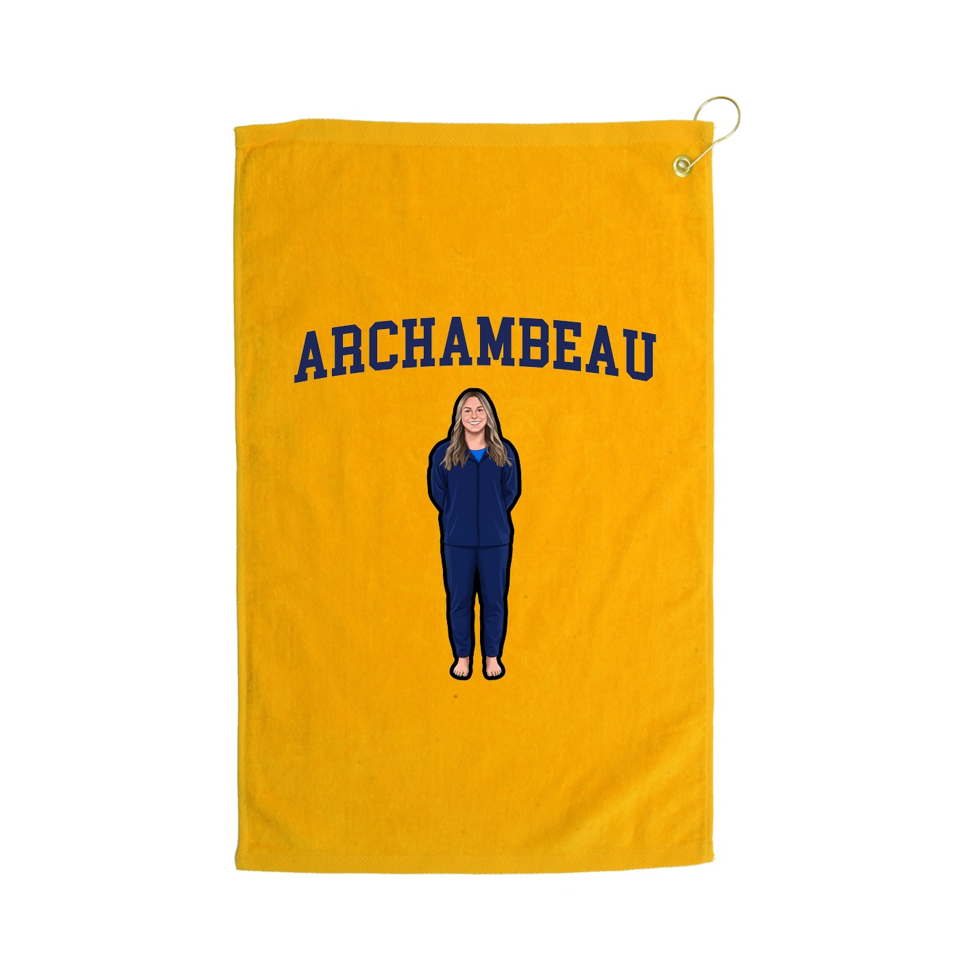 Golf Towel — Shirsey in Gold