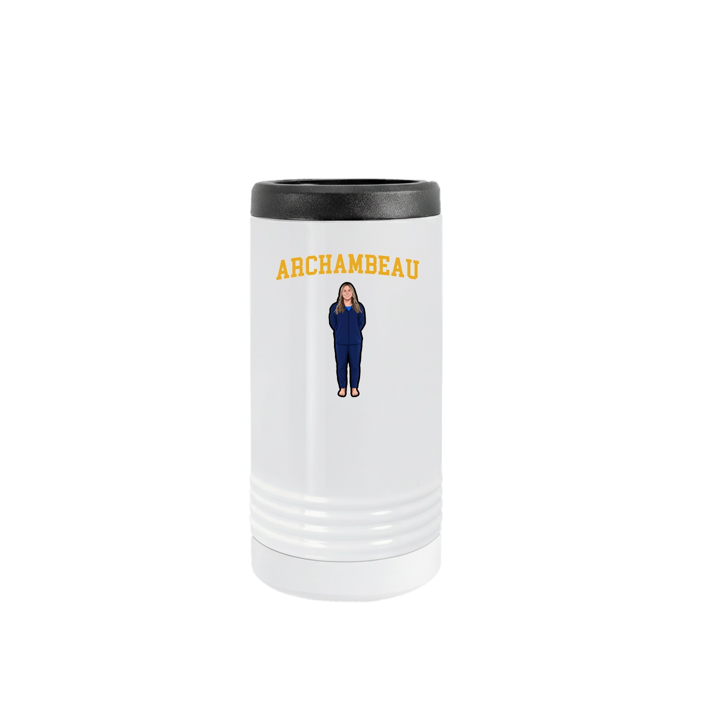 Slim Beverage Holder — Shirsey in White