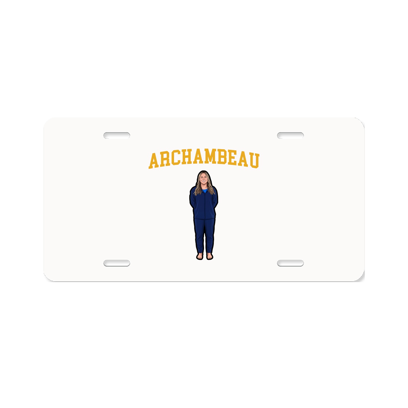 License Plate — Shirsey in Classic