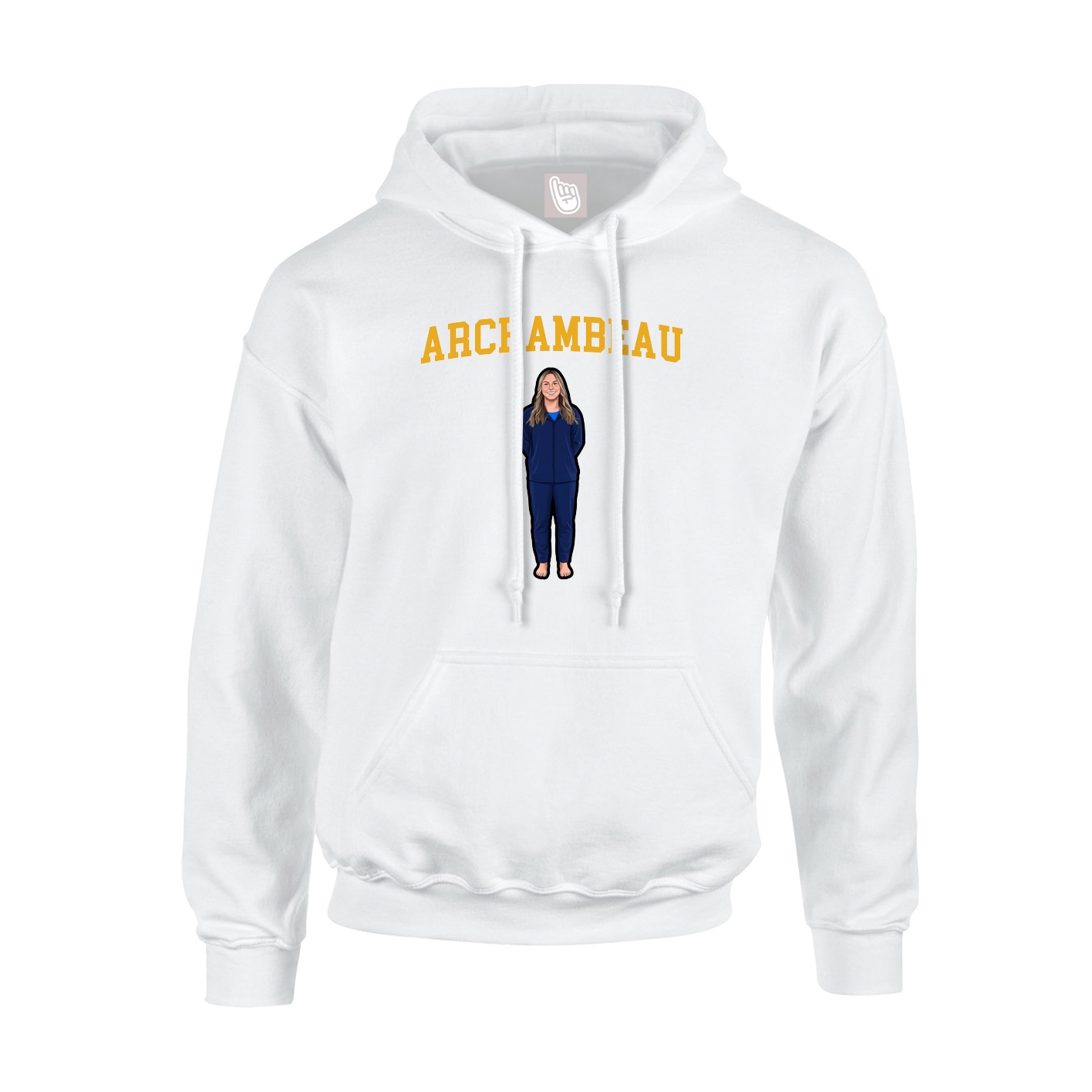Youth Hoodie — Shirsey in White
