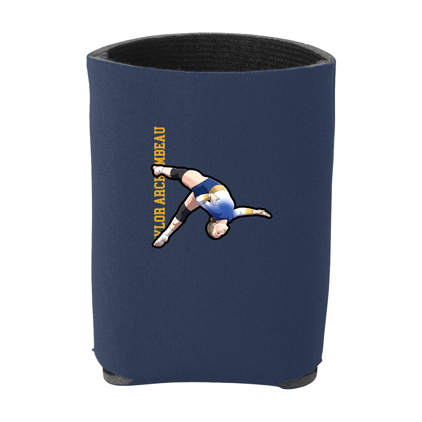 Can Holder — Name Vertical in Navy